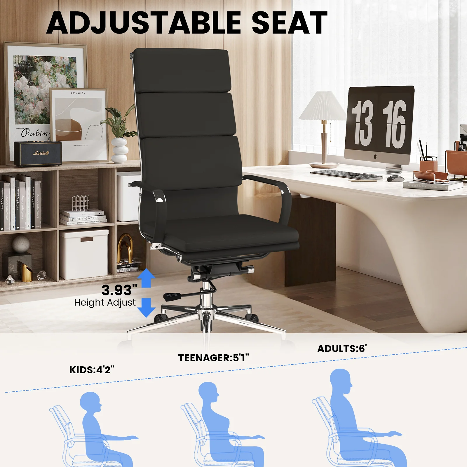 COMHOMA High Back Cushioned Office Chair CH018 - Image 11