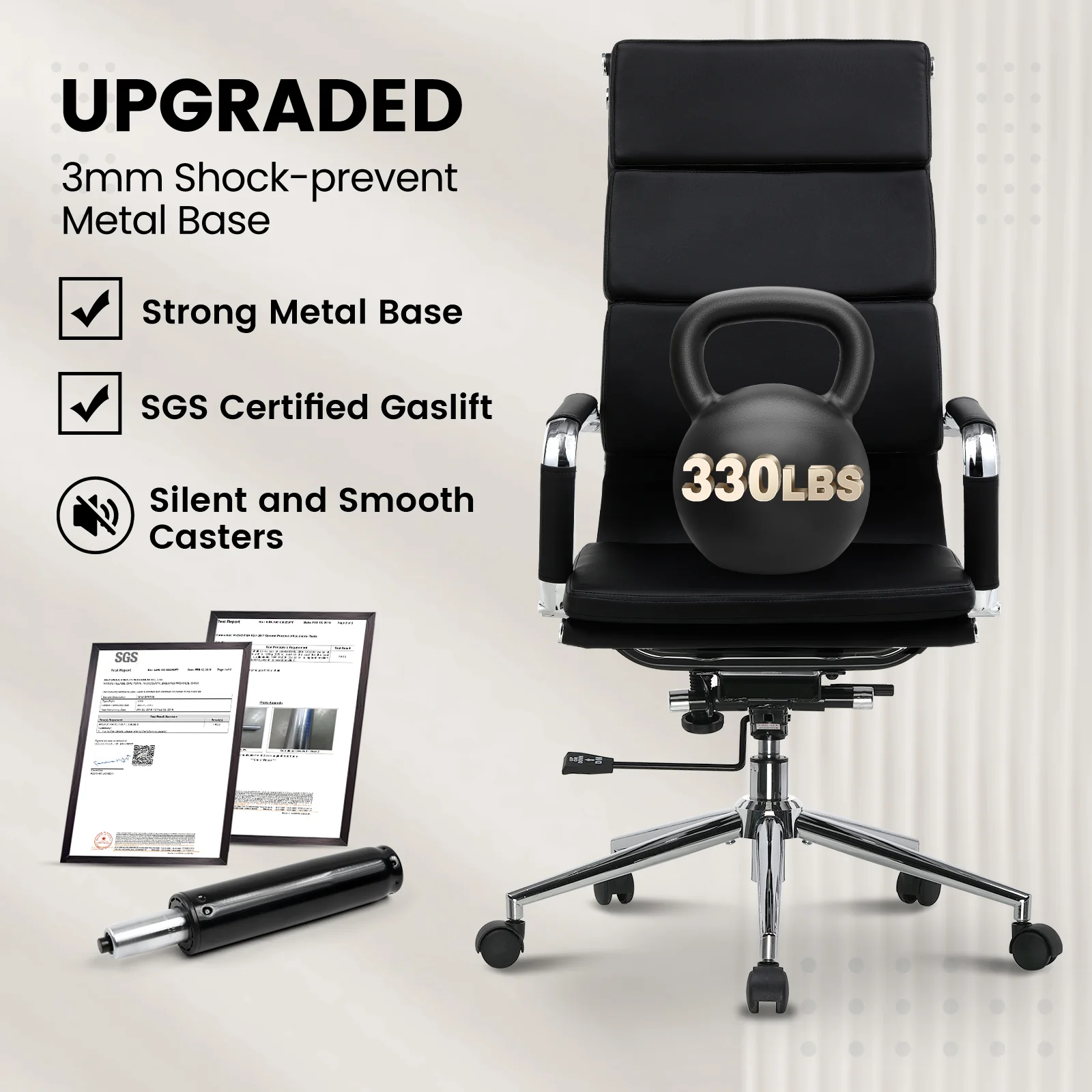 COMHOMA High Back Cushioned Office Chair CH018 - Image 13