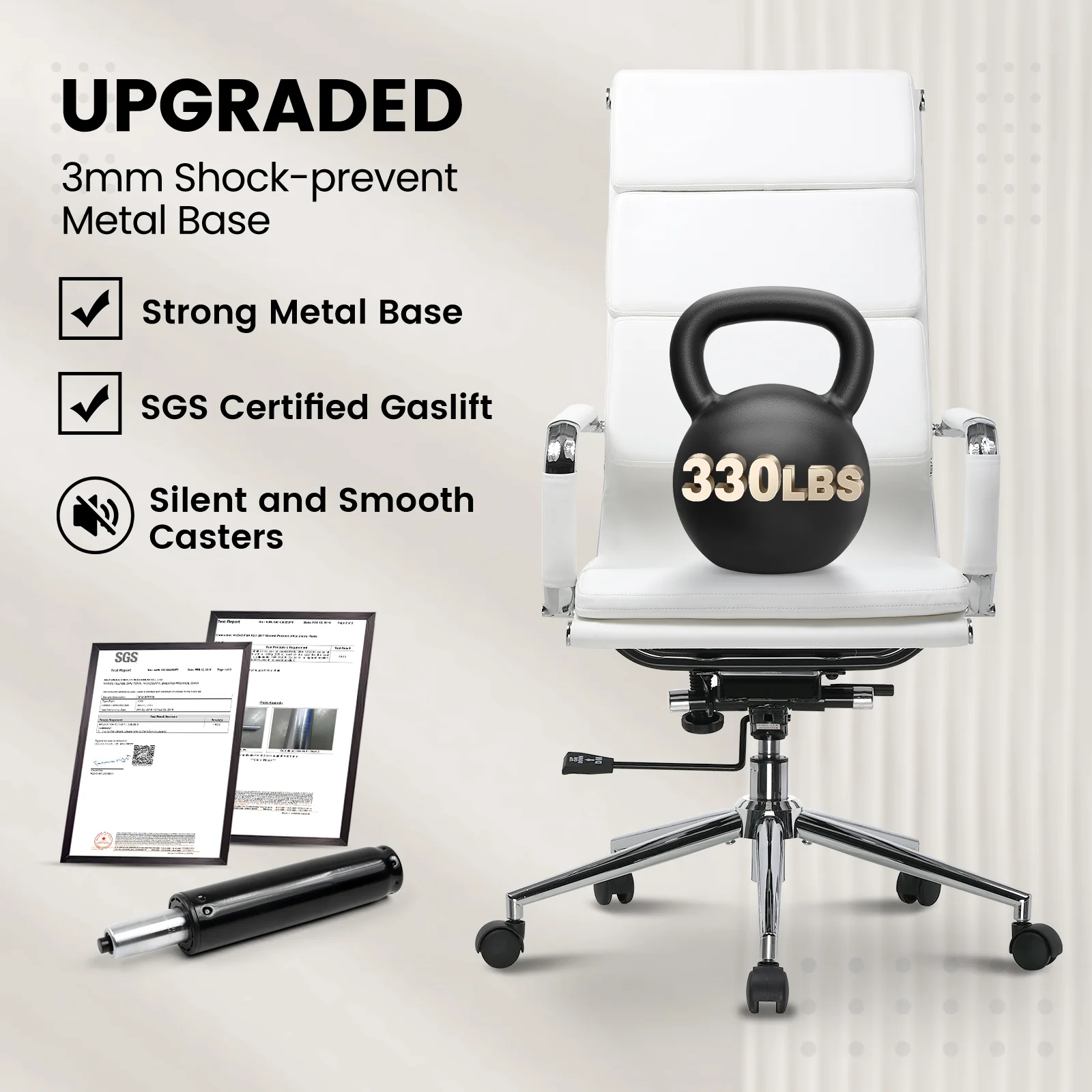 COMHOMA High Back Cushioned Office Chair CH018 - Image 5