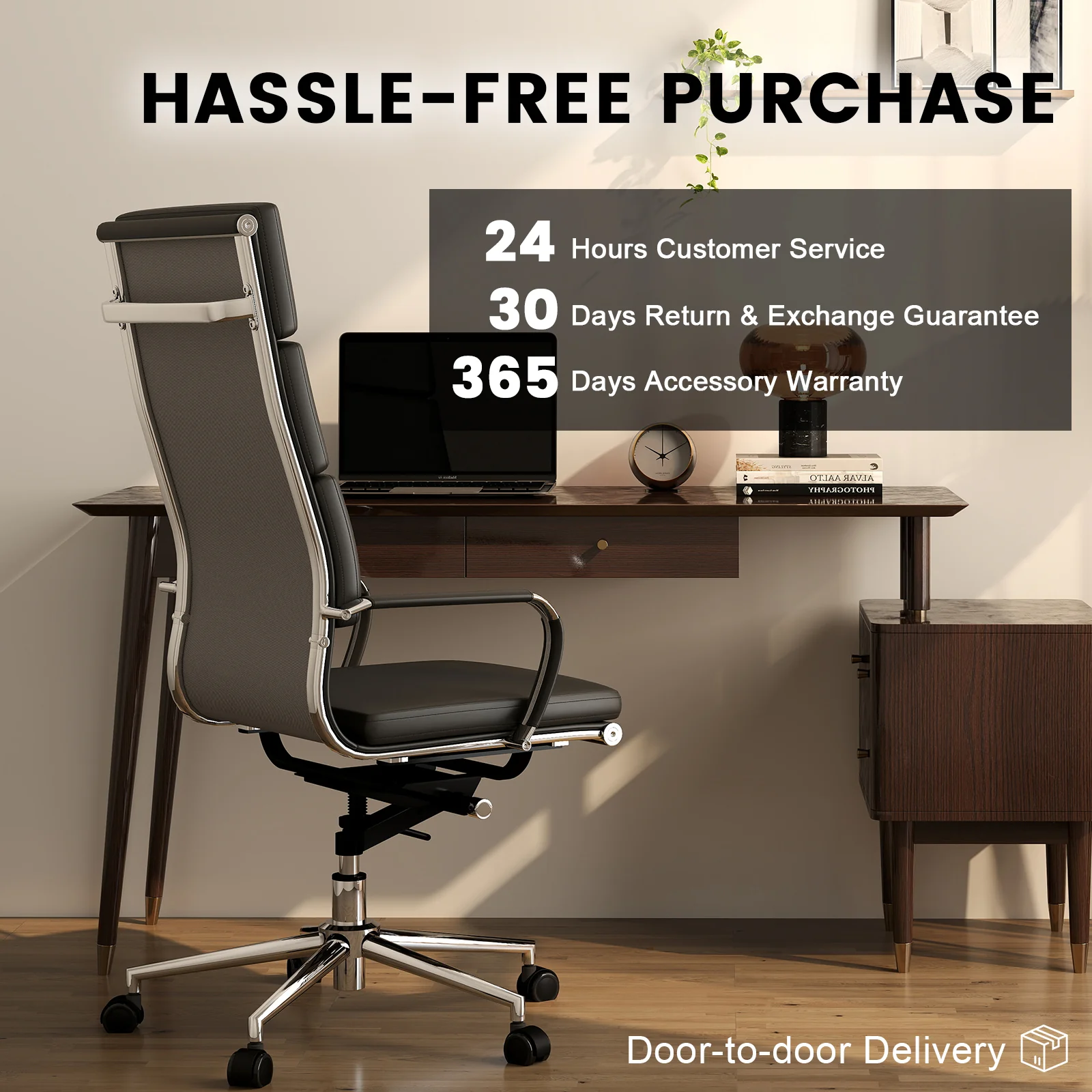 COMHOMA High Back Cushioned Office Chair CH018 - Image 9