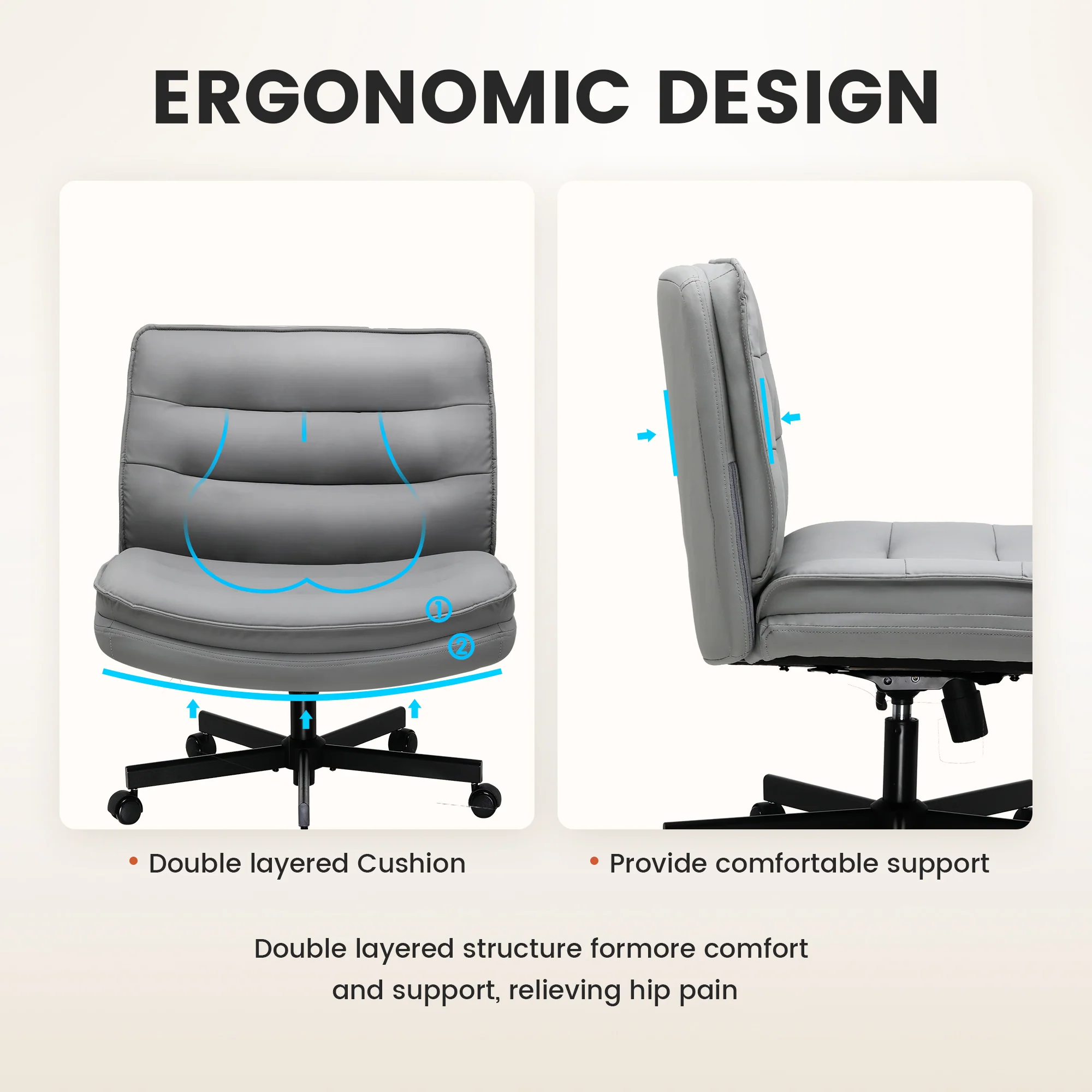 Cross Legged Chair CH310 - Image 41