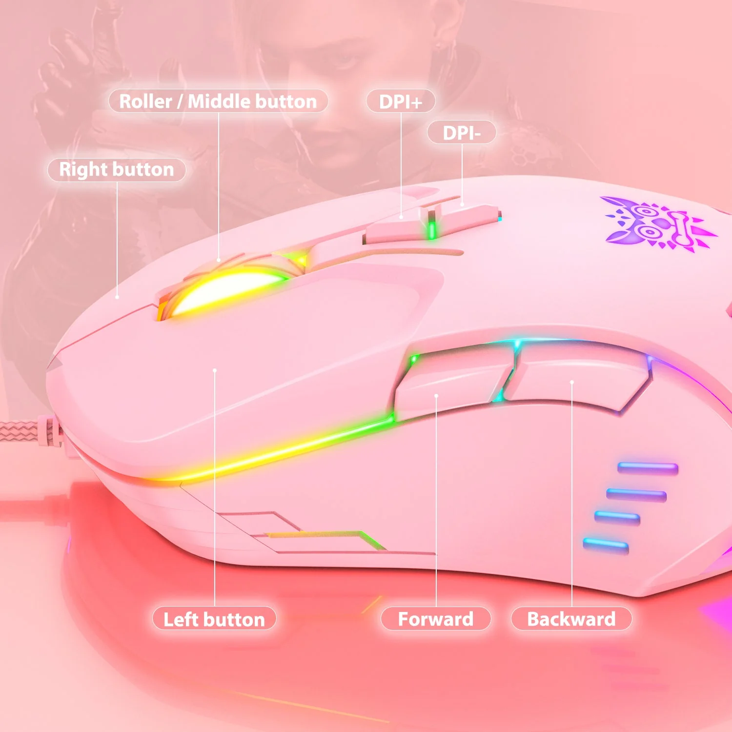 RGB Wired Gaming Mouse CW902 - Image 14