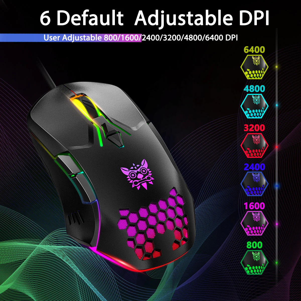 RGB Wired Gaming Mouse CW902 - Image 5