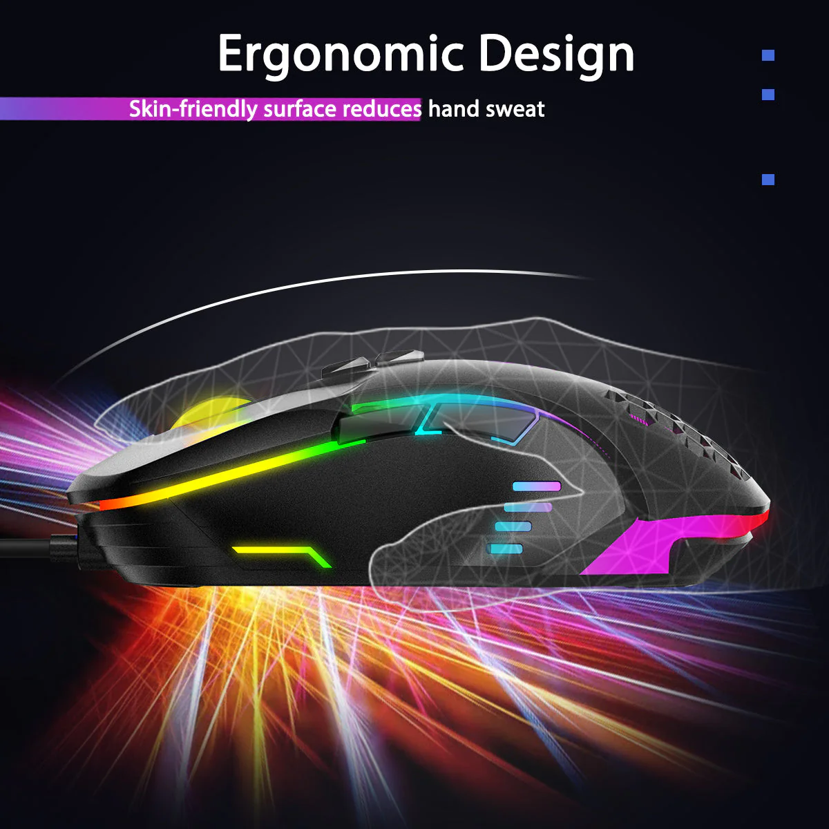 RGB Wired Gaming Mouse CW902 - Image 7