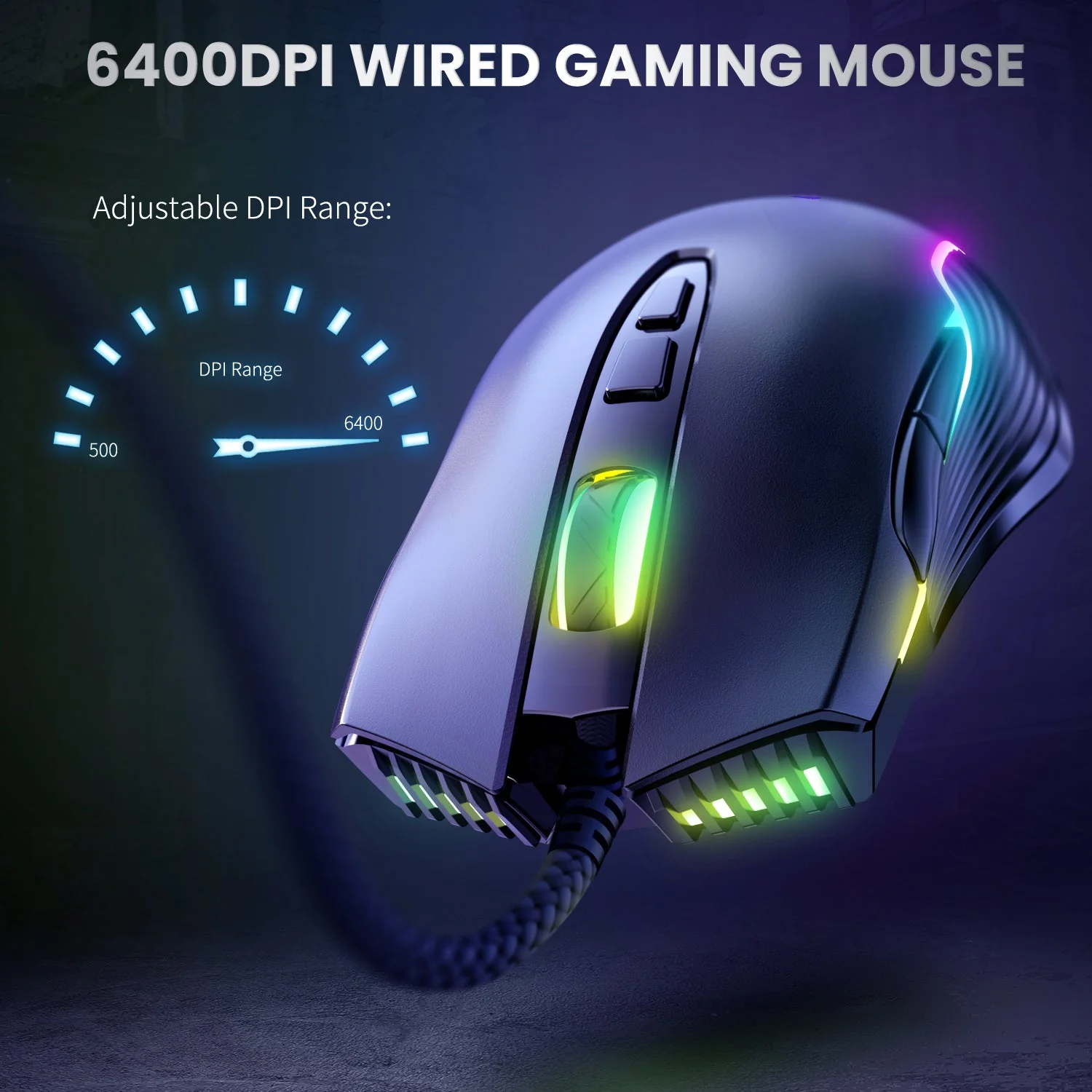Gaming Wired RGB Mouse CW905 - Image 5