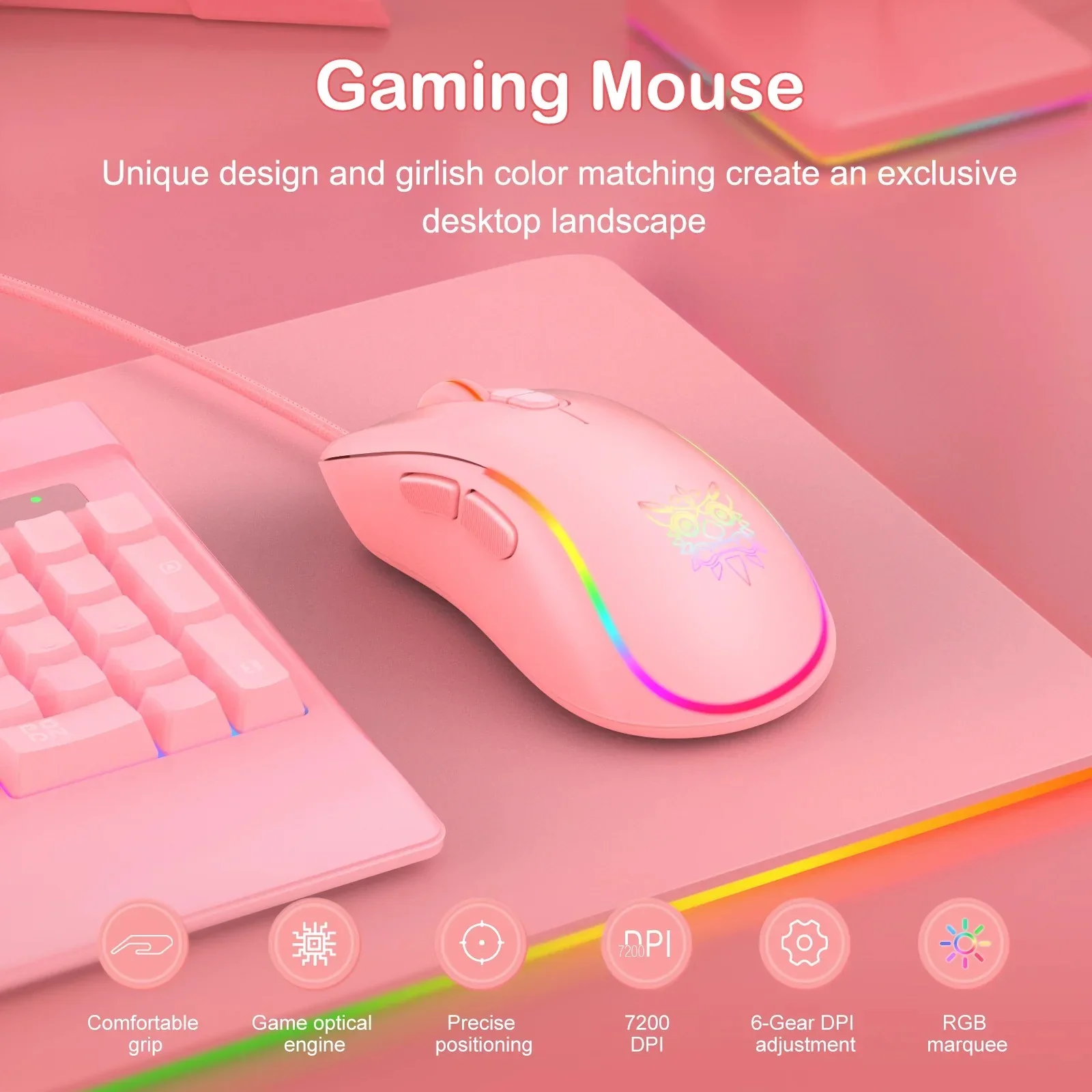 RGB Wired Gaming Mouse CW907 - Image 11