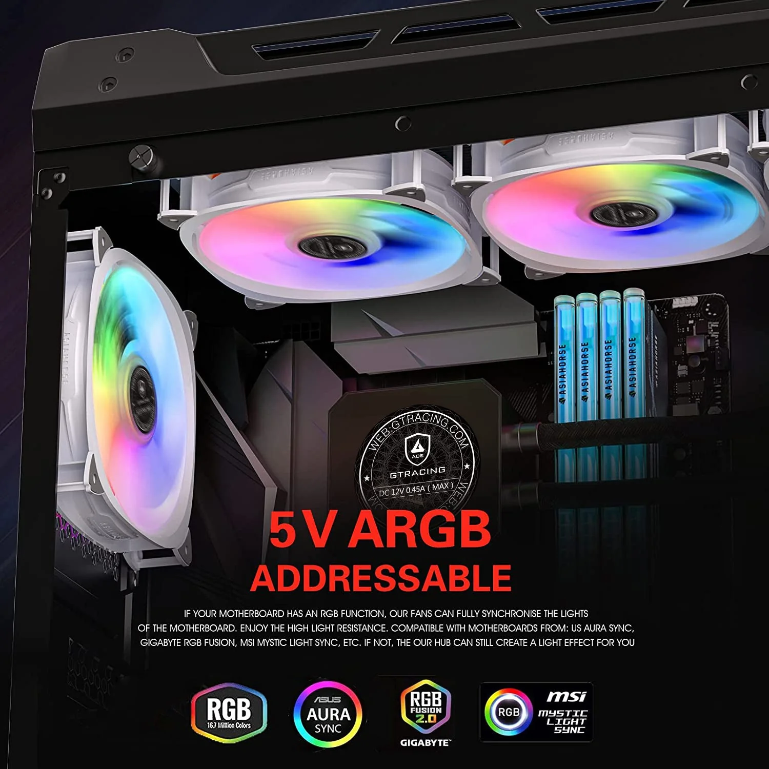 Case Fans ARGB (3 PACKS) - Image 4