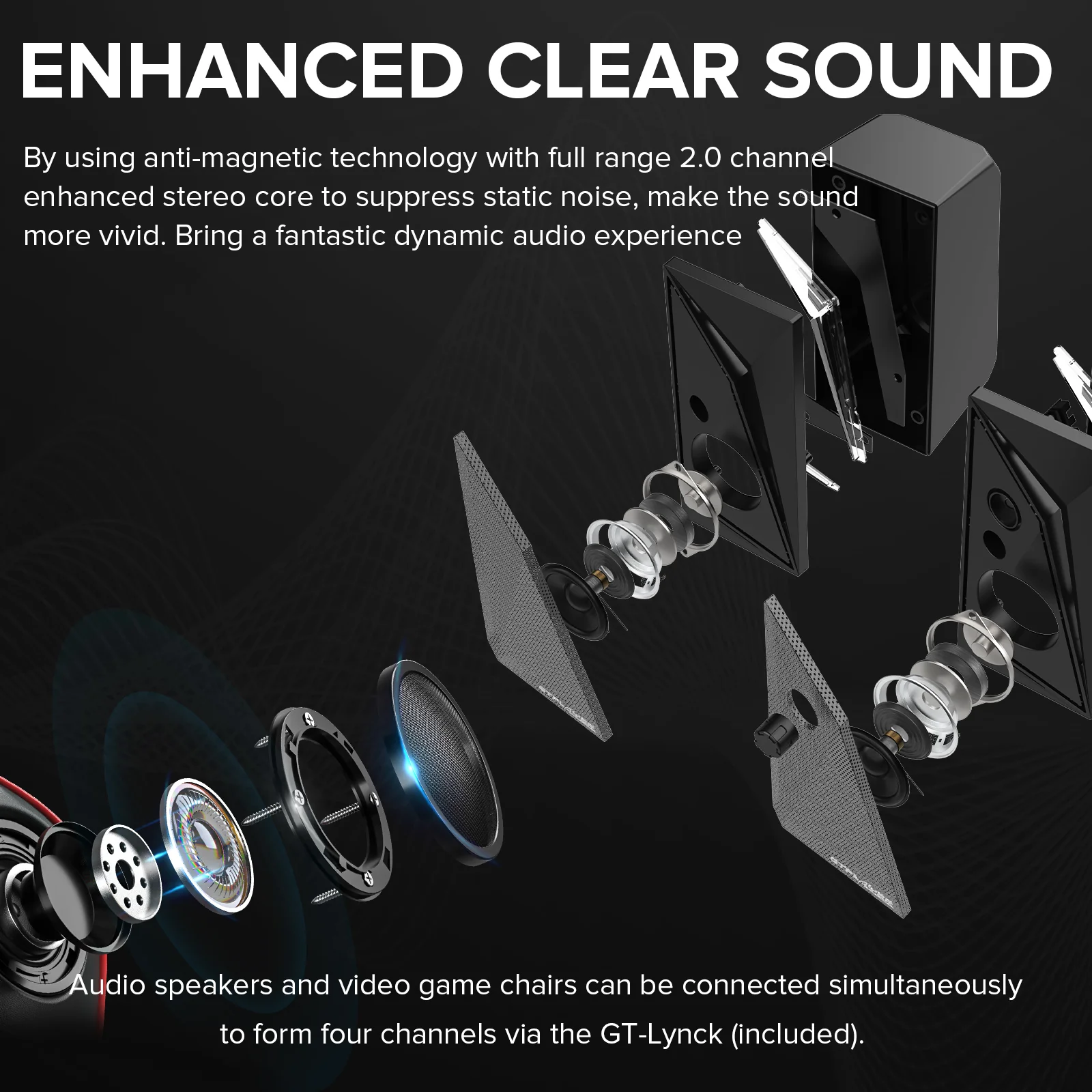 Gaming Bluetooth Lynck Speaker GT-Spker 2 - Image 7