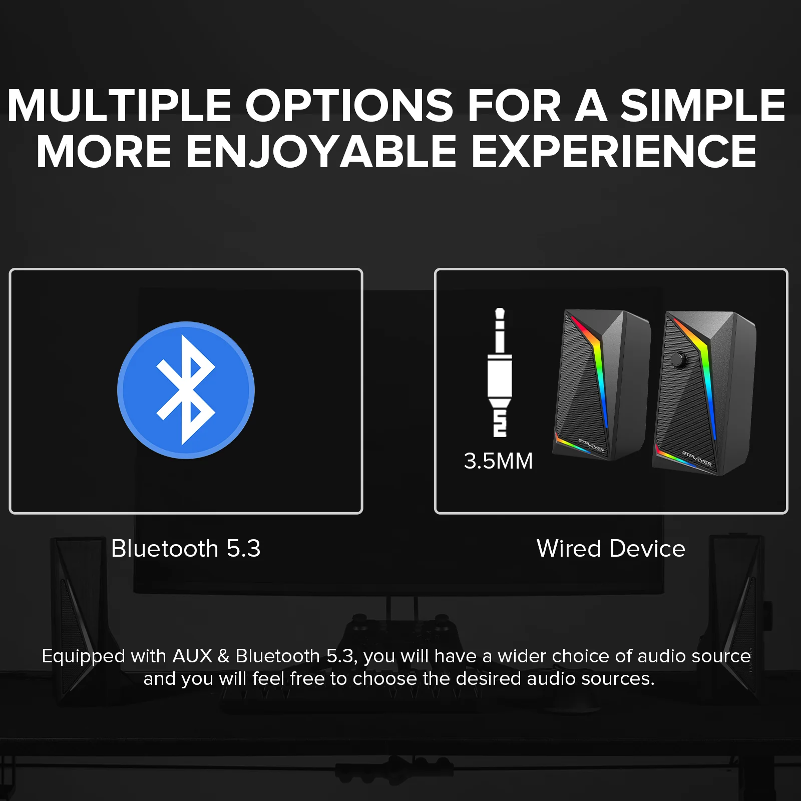 Gaming Bluetooth Lynck Speaker GT-Spker 2 - Image 8