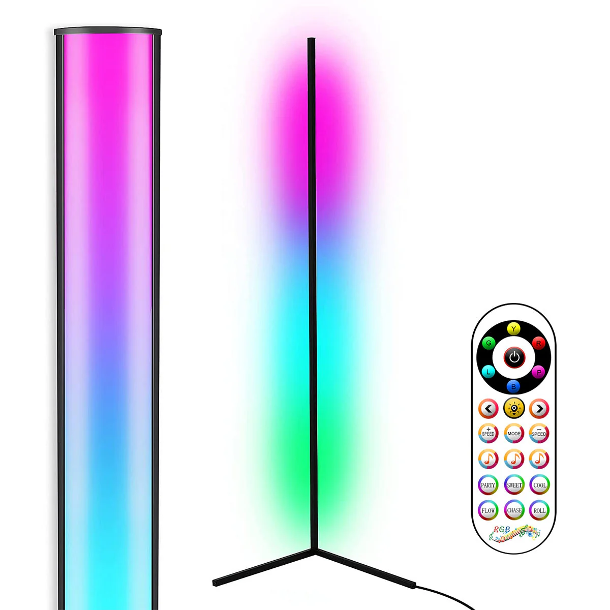 Modern RGB Corner Floor Lamp GT050 - Image 4