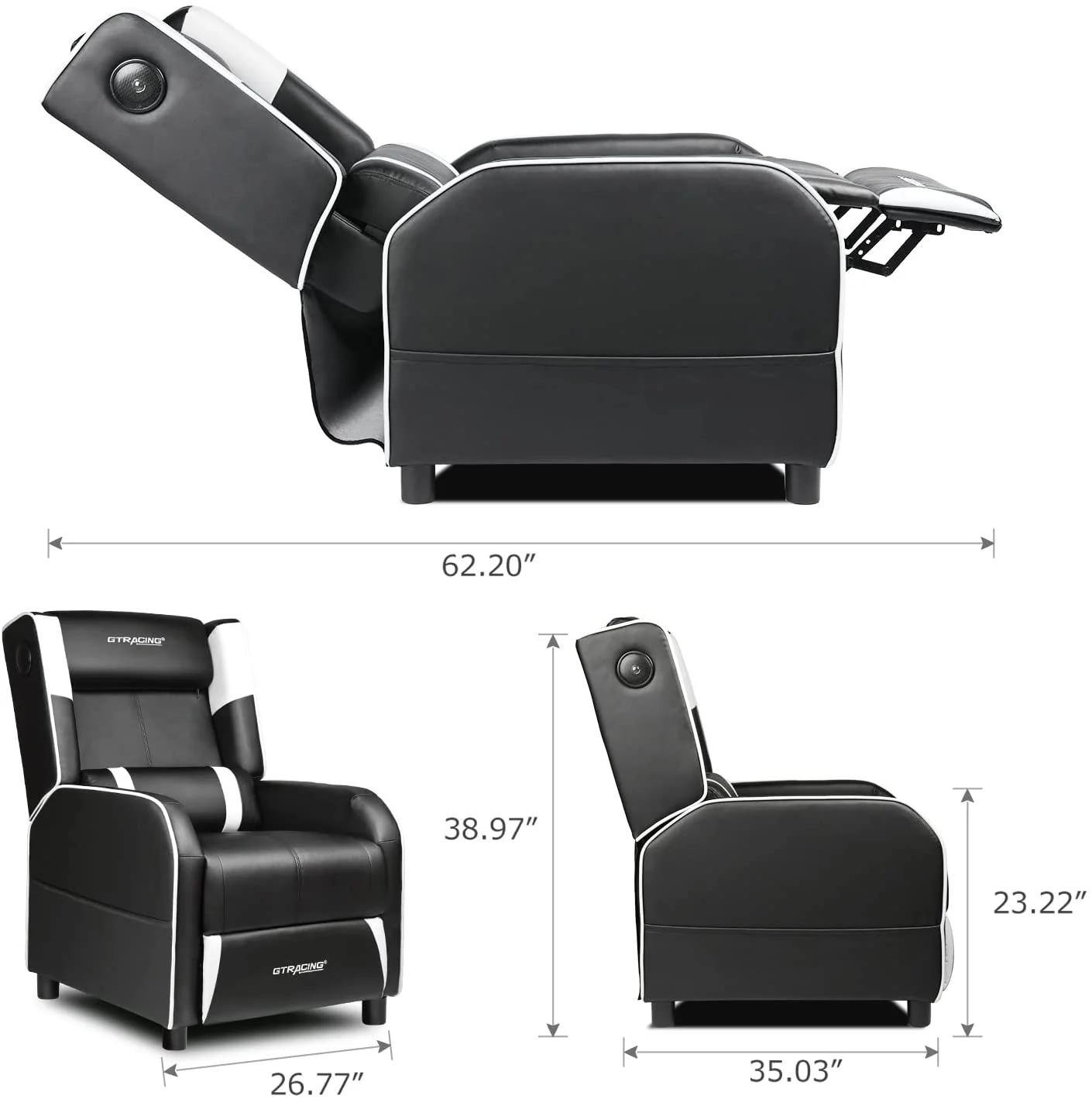 Gaming Recliner Chair GT208M - Image 10