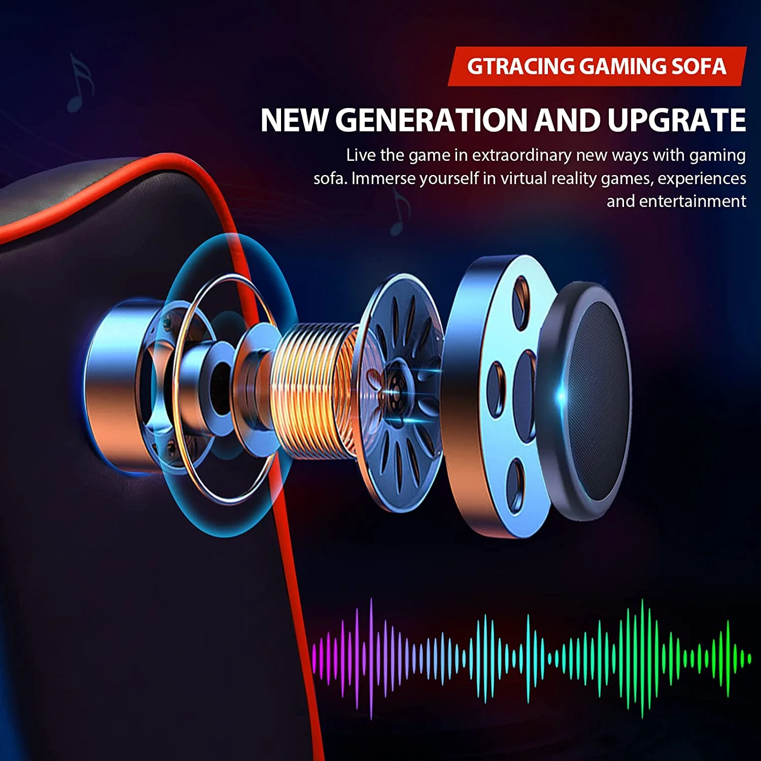 Gaming Recliner Chair GT208M - Image 13