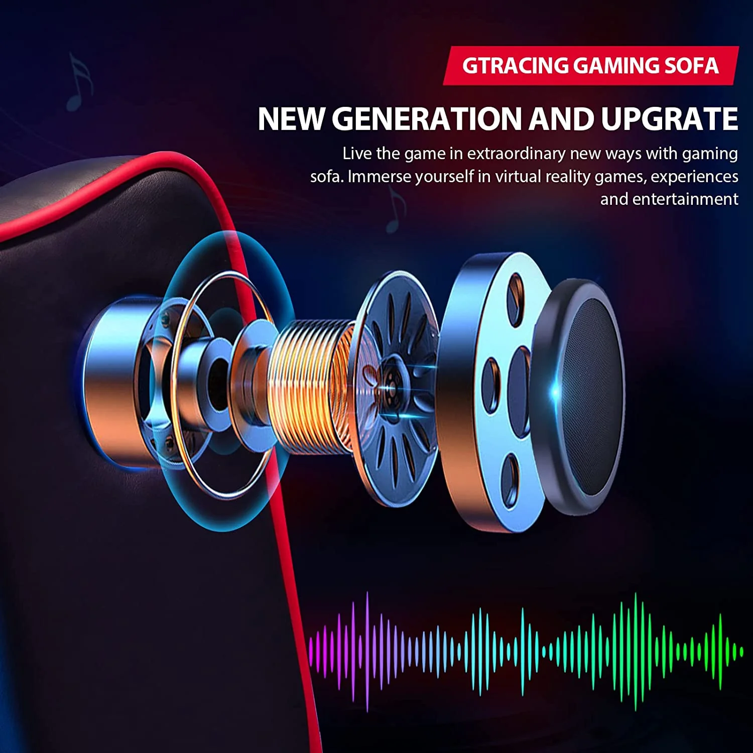 Gaming Recliner Chair GT208M - Image 21