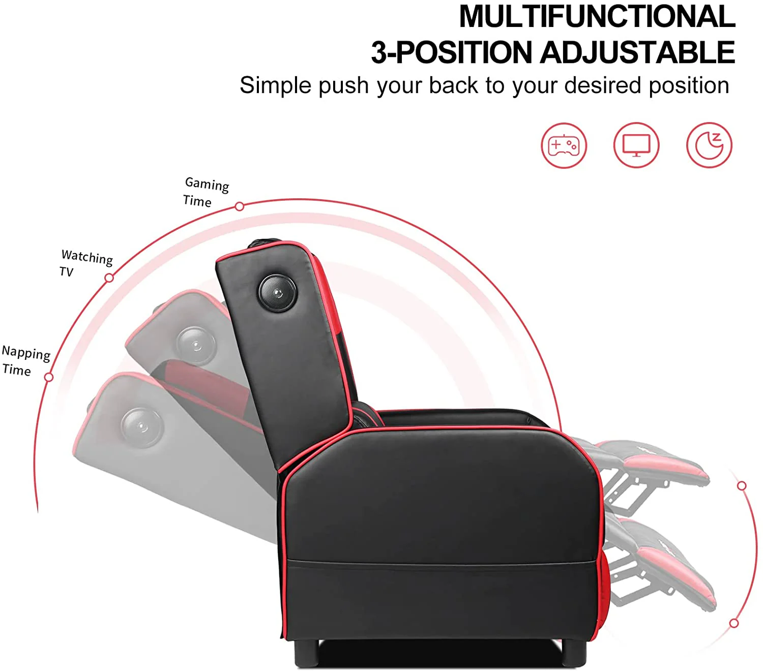 Gaming Recliner Chair GT208M - Image 24