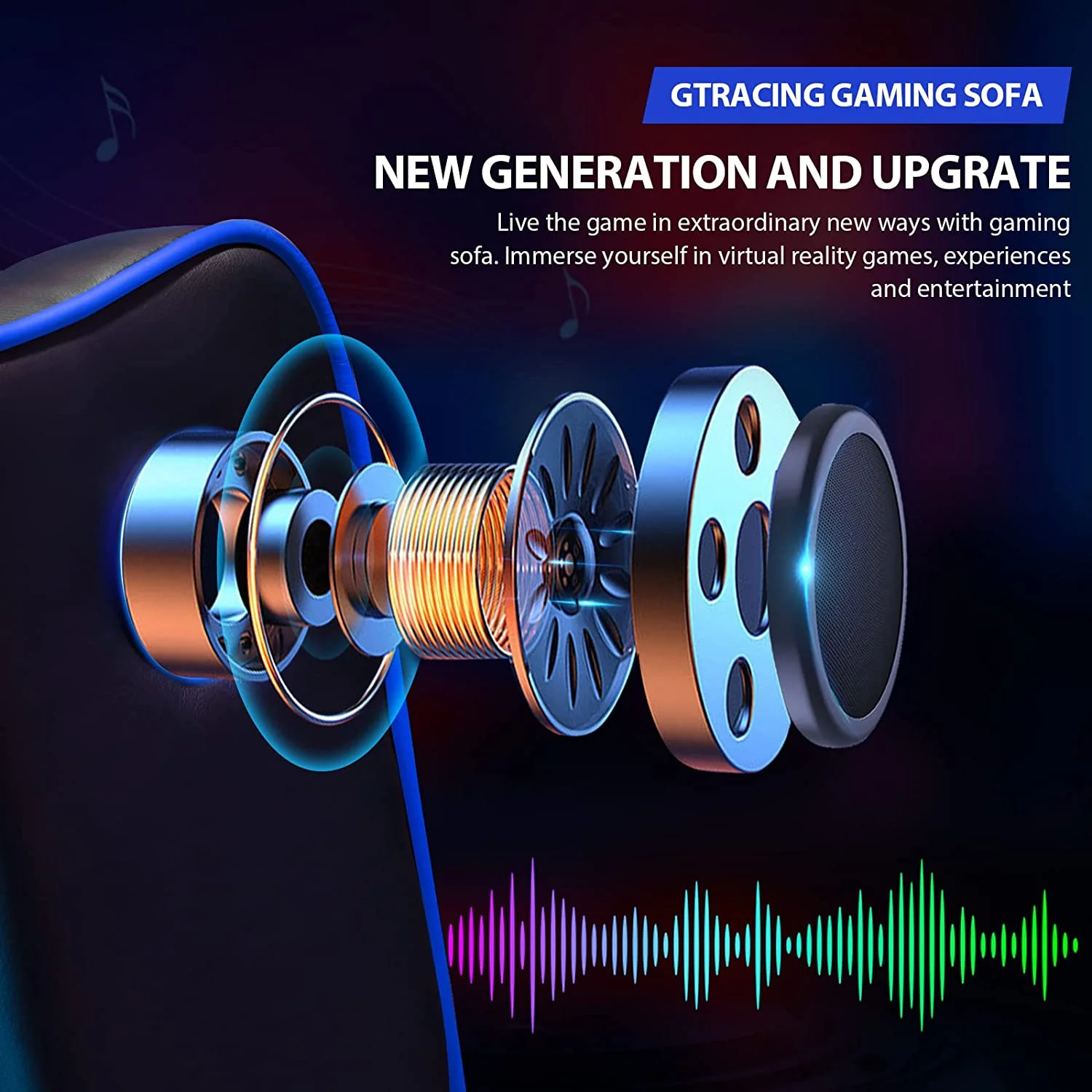 Gaming Recliner Chair GT208M - Image 29