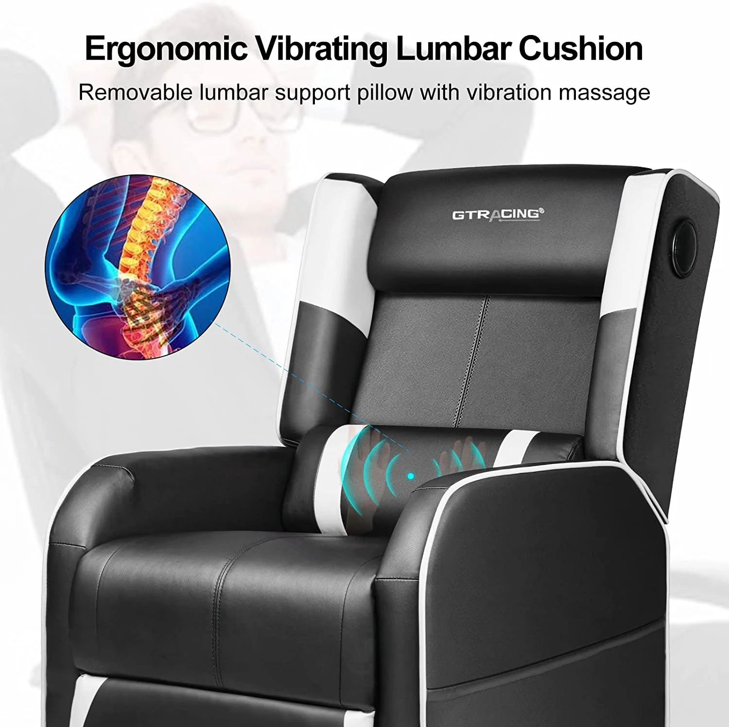 Gaming Recliner Chair GT208M - Image 3