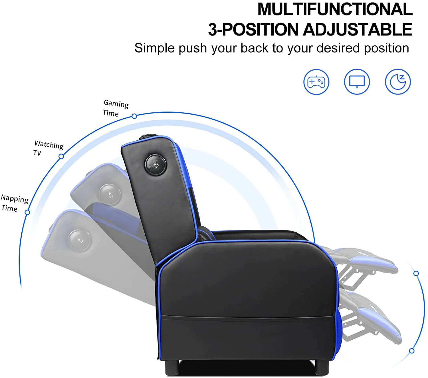 Gaming Recliner Chair GT208M - Image 31