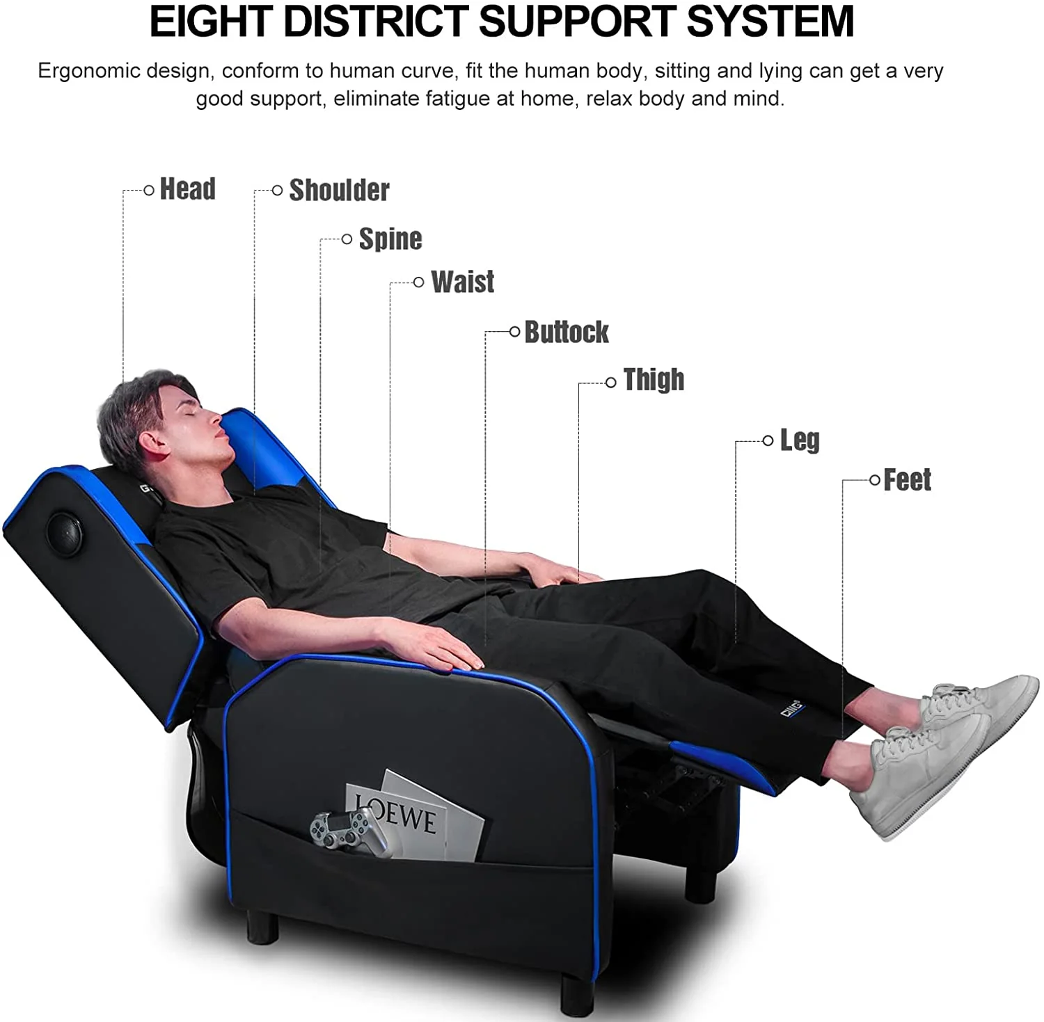 Gaming Recliner Chair GT208M - Image 32