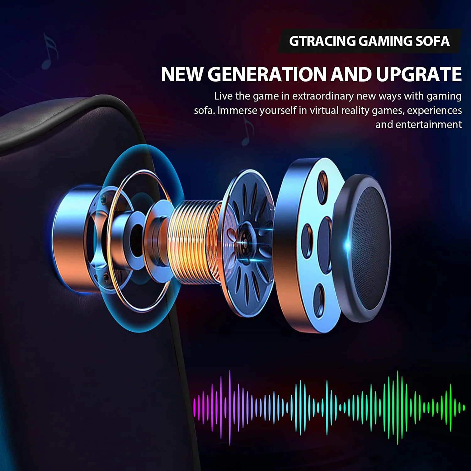 Gaming Recliner Chair GT208M - Image 43