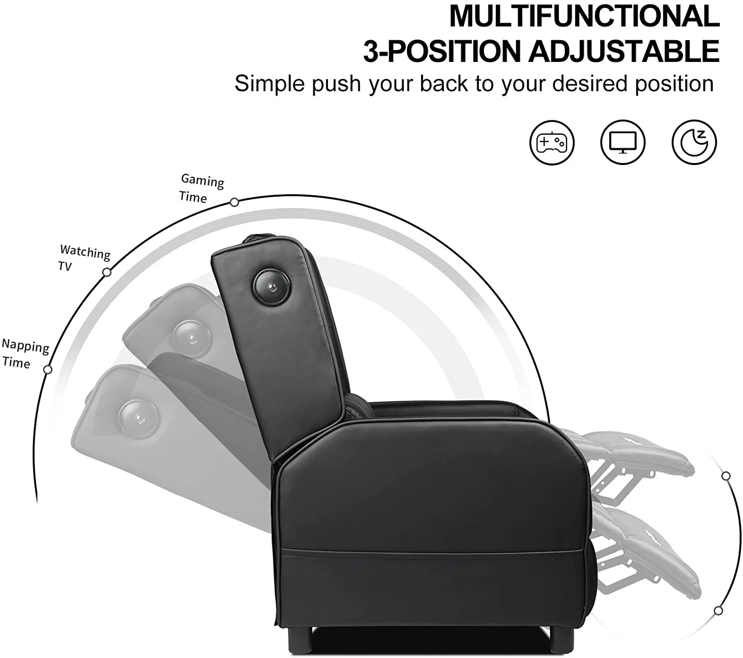 Gaming Recliner Chair GT208M - Image 45