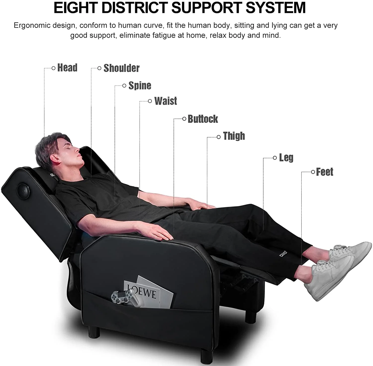 Gaming Recliner Chair GT208M - Image 47
