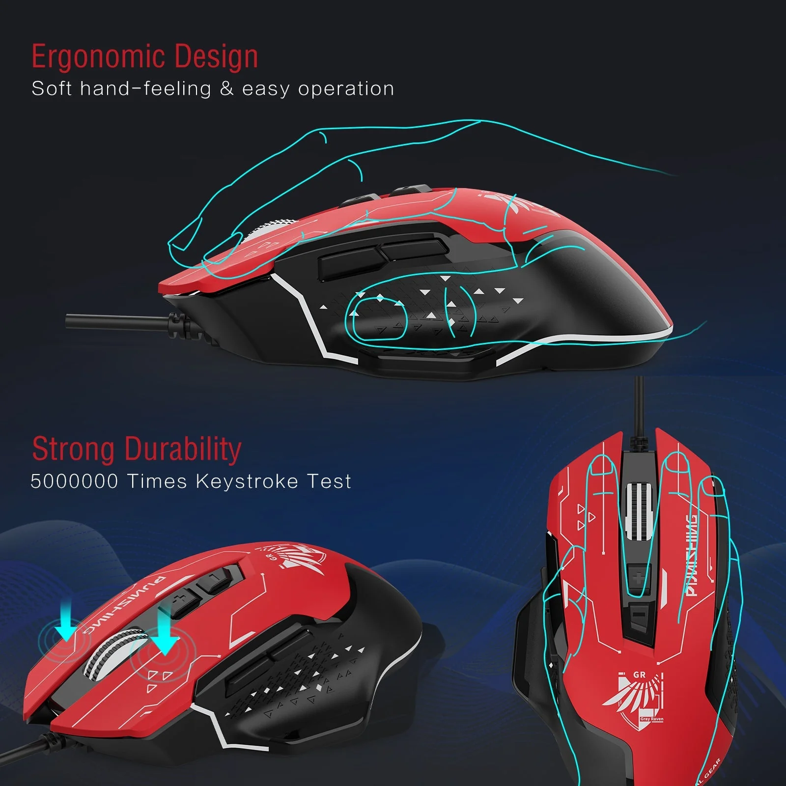 GTRACING X PGR Edition Gaming Mouse - Image 7