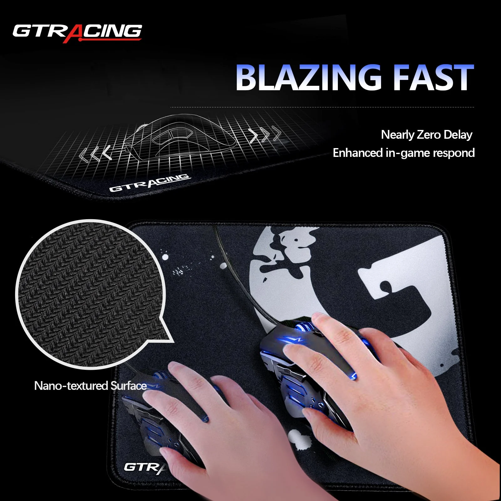 Gaming Mouse Pad  GT875 (2Pcs) - Image 12