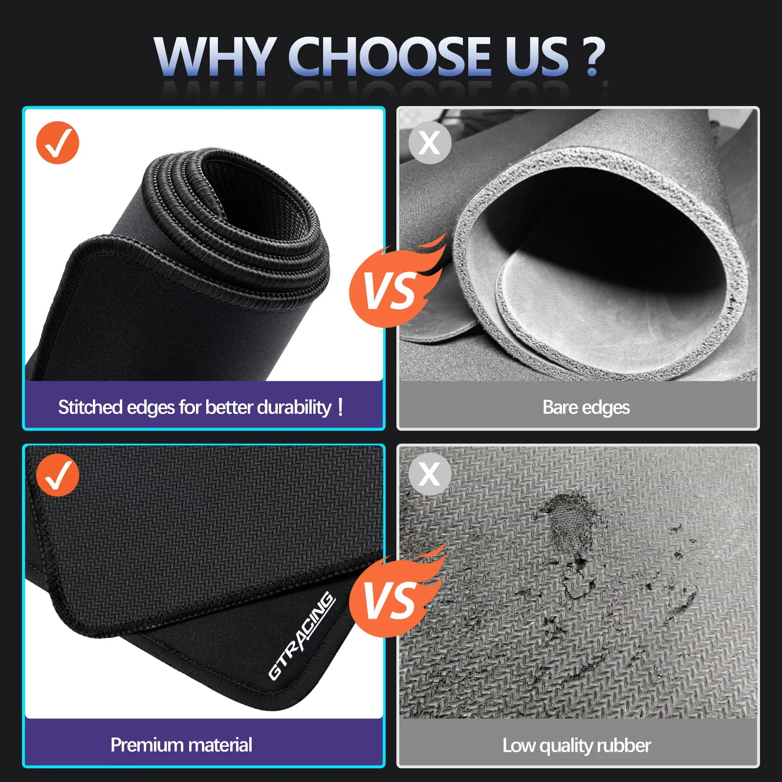 Gaming Mouse Pad  GT875 (2Pcs) - Image 13