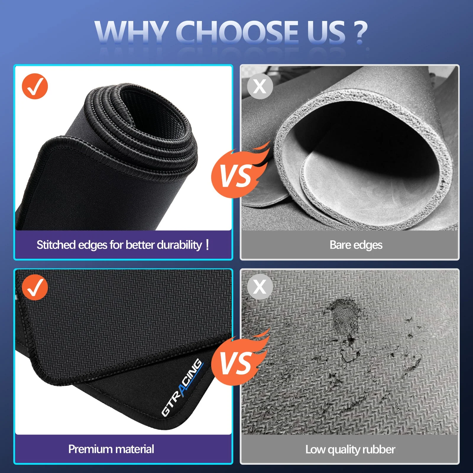 Gaming Mouse Pad  GT875 (2Pcs) - Image 6