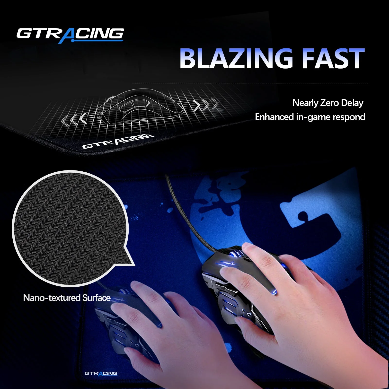 Gaming Mouse Pad  GT875 (2Pcs) - Image 7