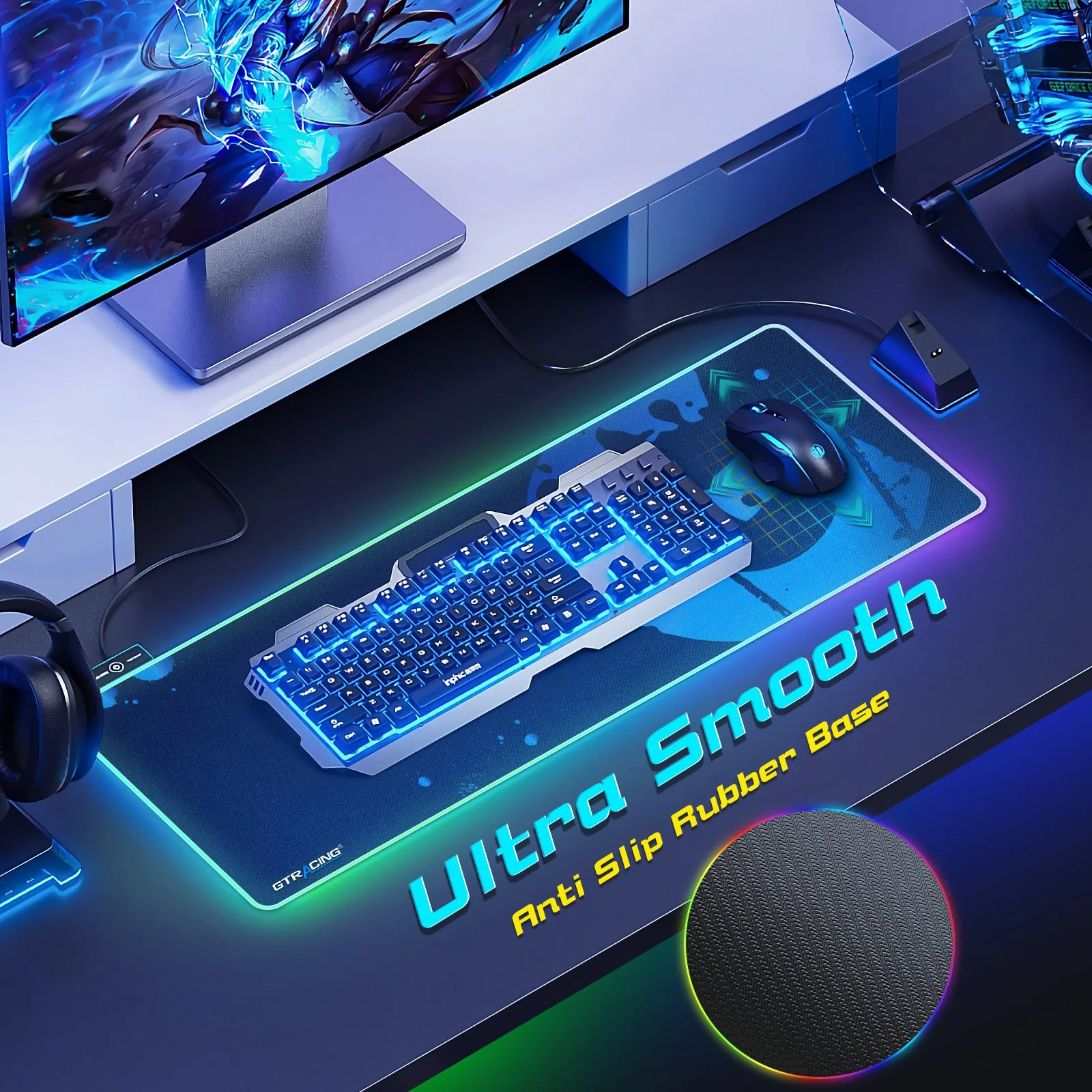 Gaming RGB Mouse Pad GT877 - Image 10