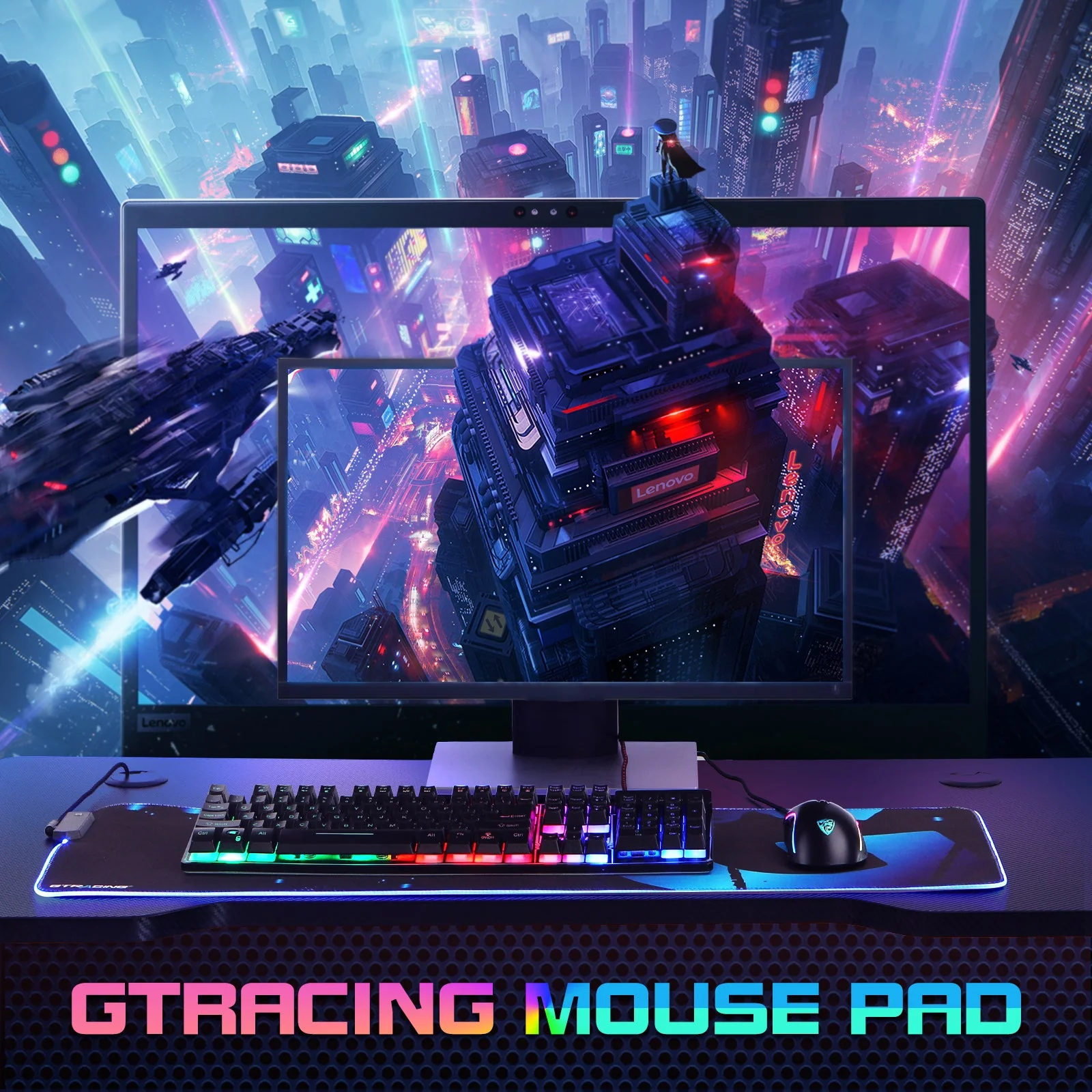 Gaming RGB Mouse Pad GT877 - Image 13