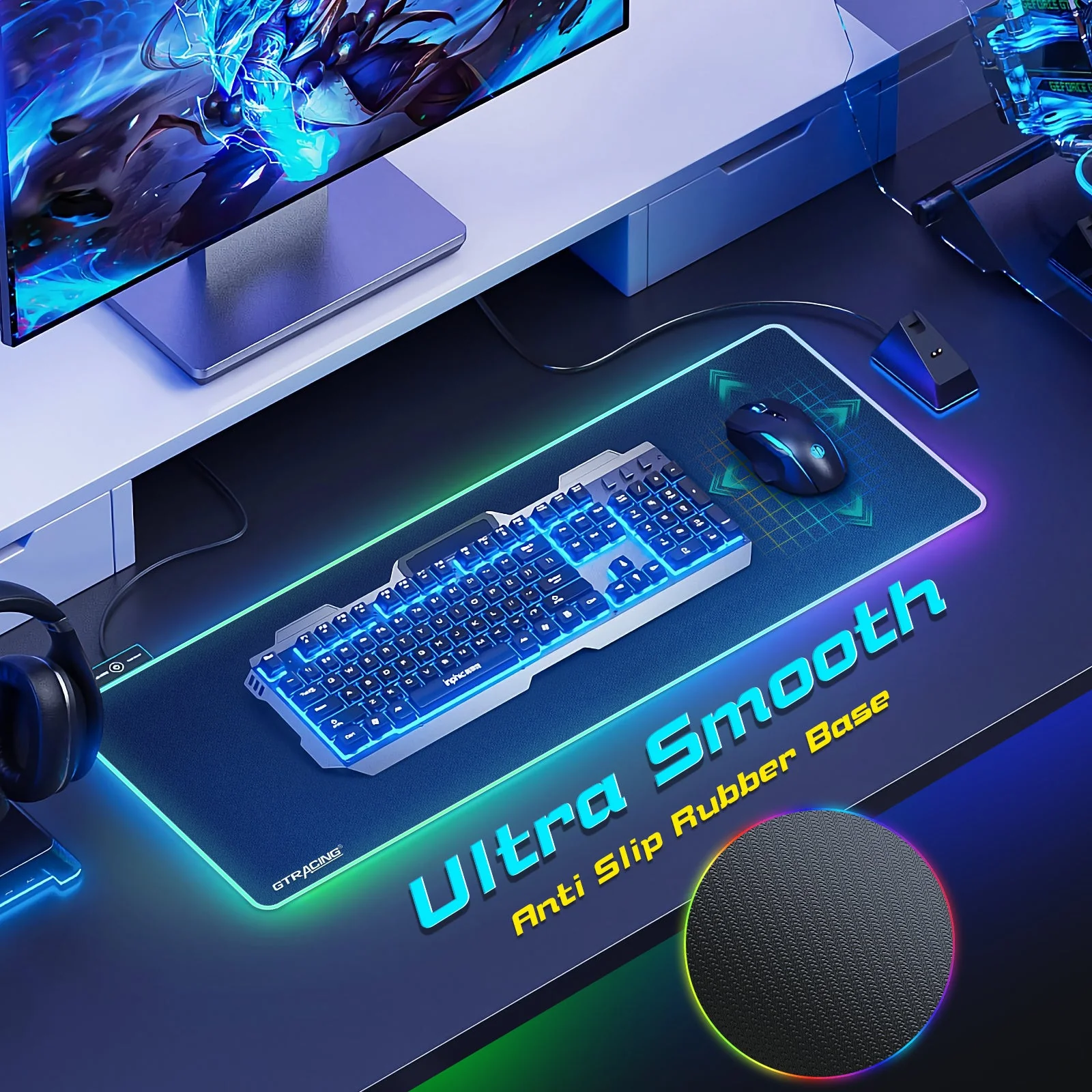 Gaming RGB Mouse Pad GT877 - Image 17