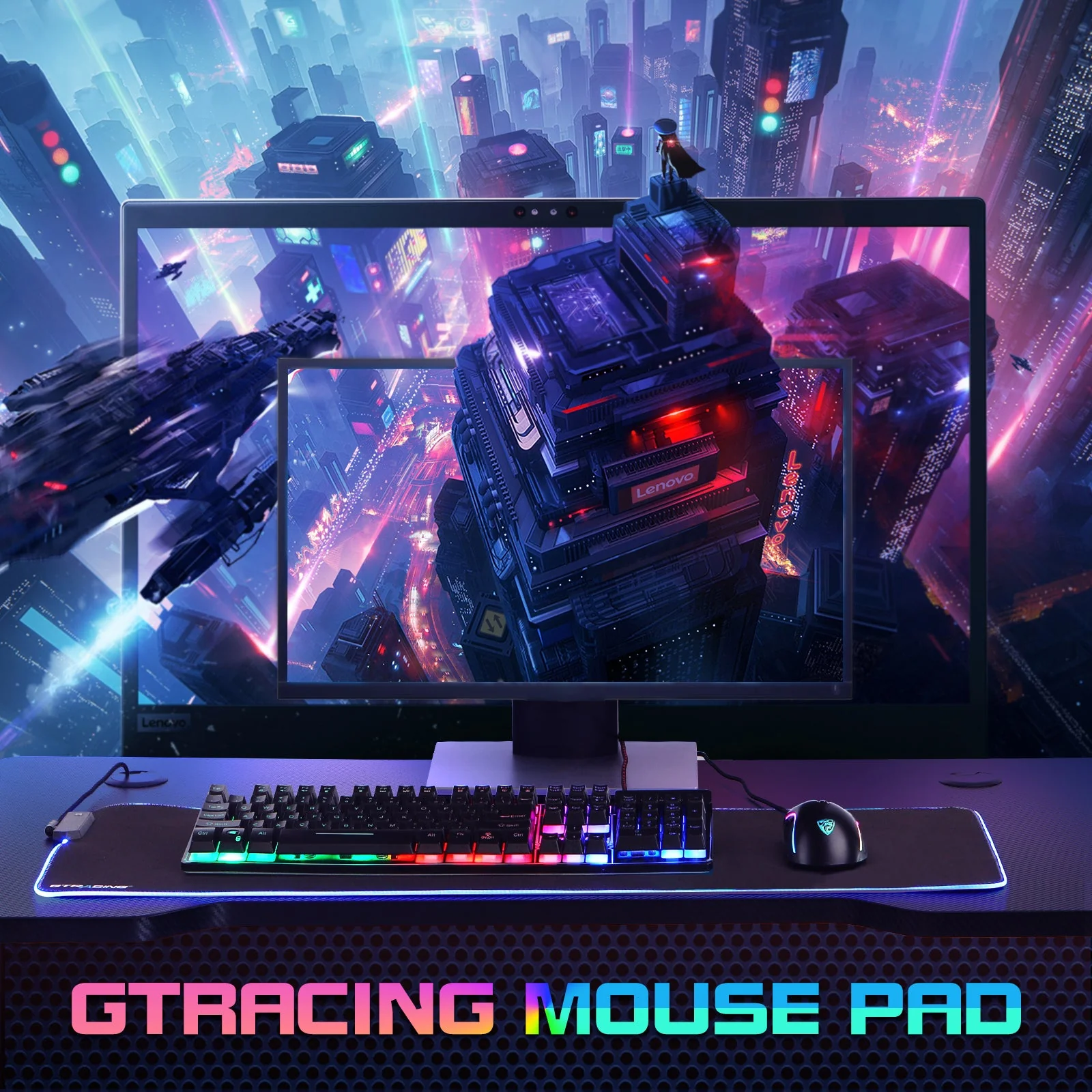 Gaming RGB Mouse Pad GT877 - Image 19
