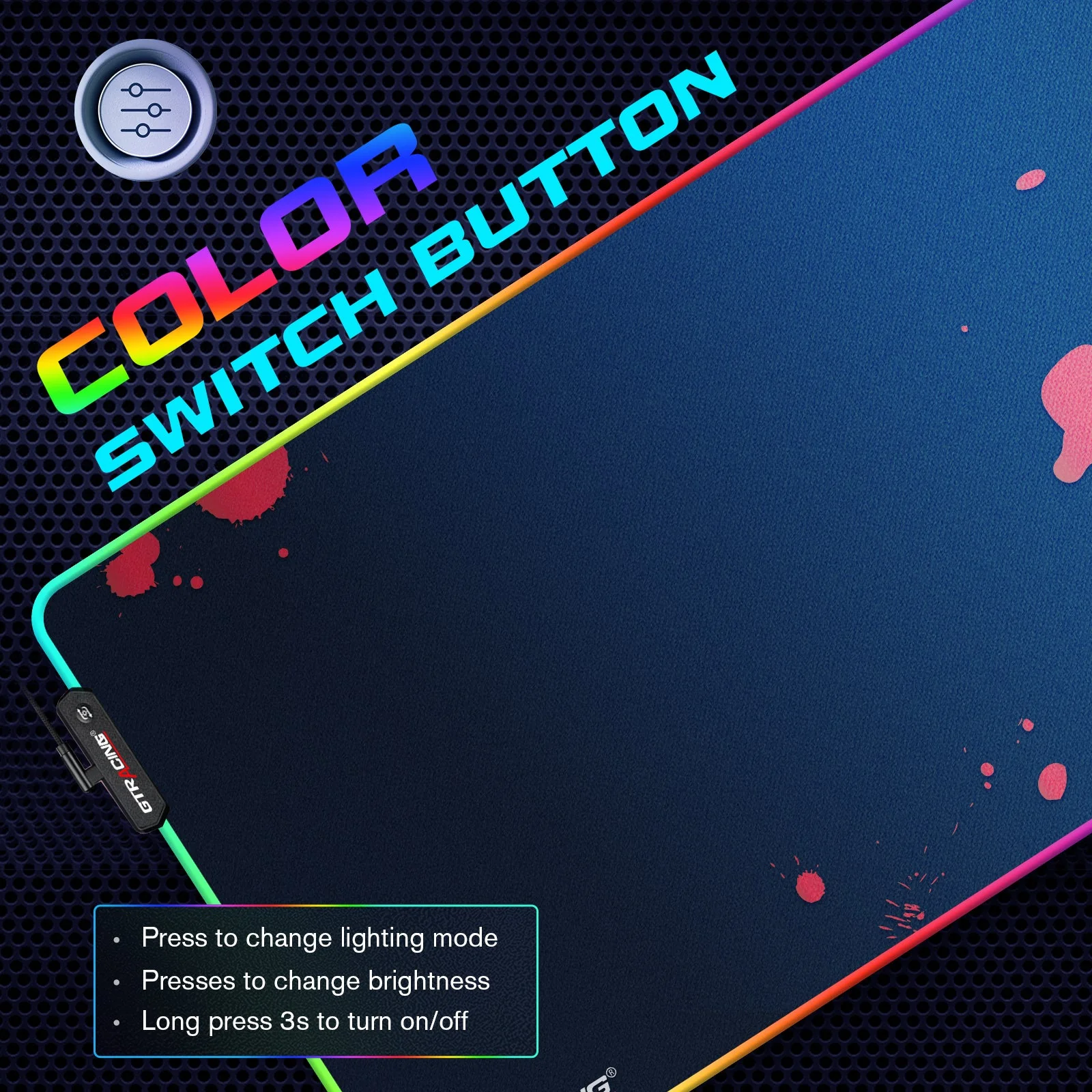 Gaming RGB Mouse Pad GT877 - Image 23