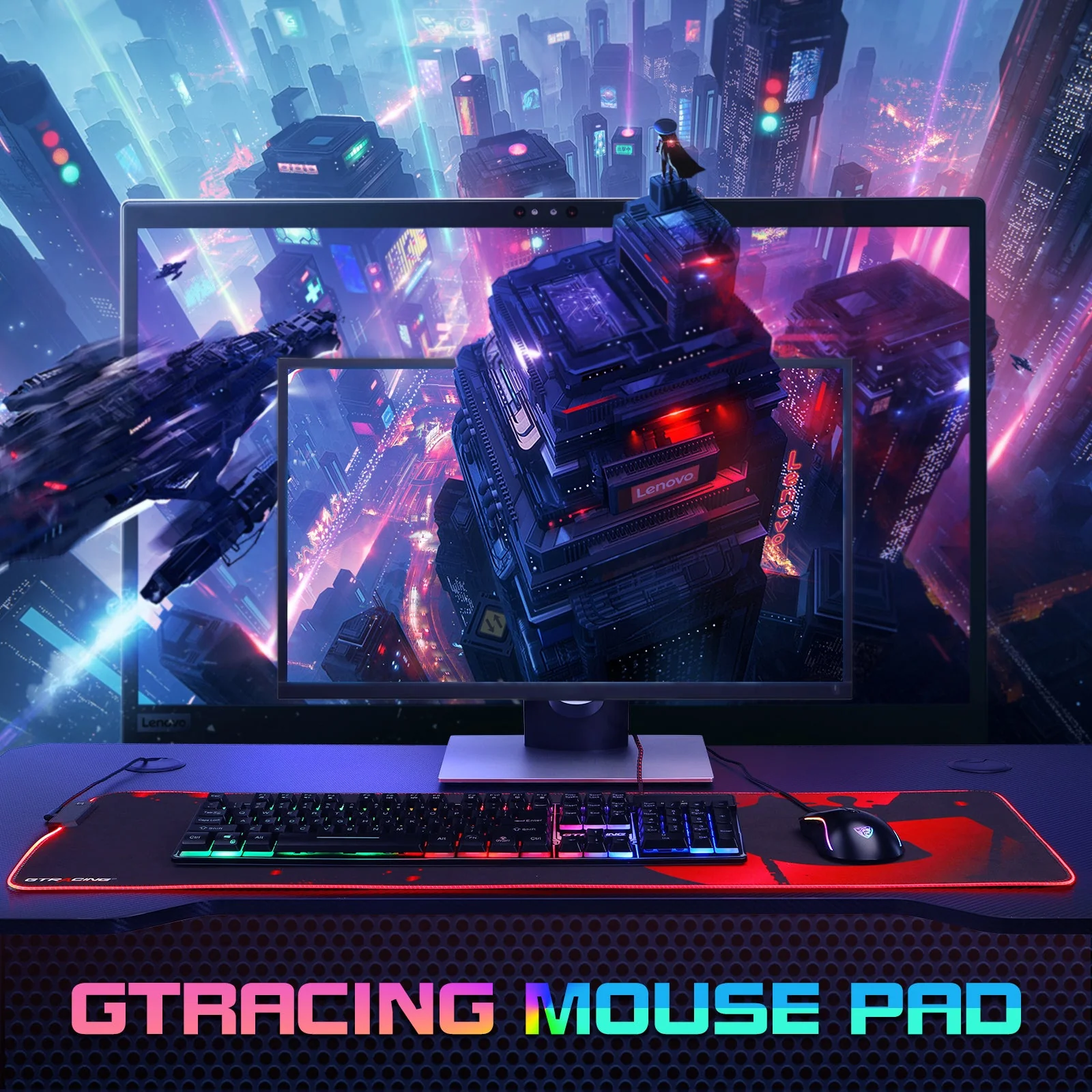 Gaming RGB Mouse Pad GT877 - Image 26