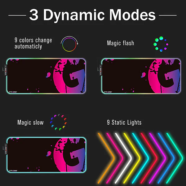 Gaming RGB Mouse Pad GT877 - Image 6