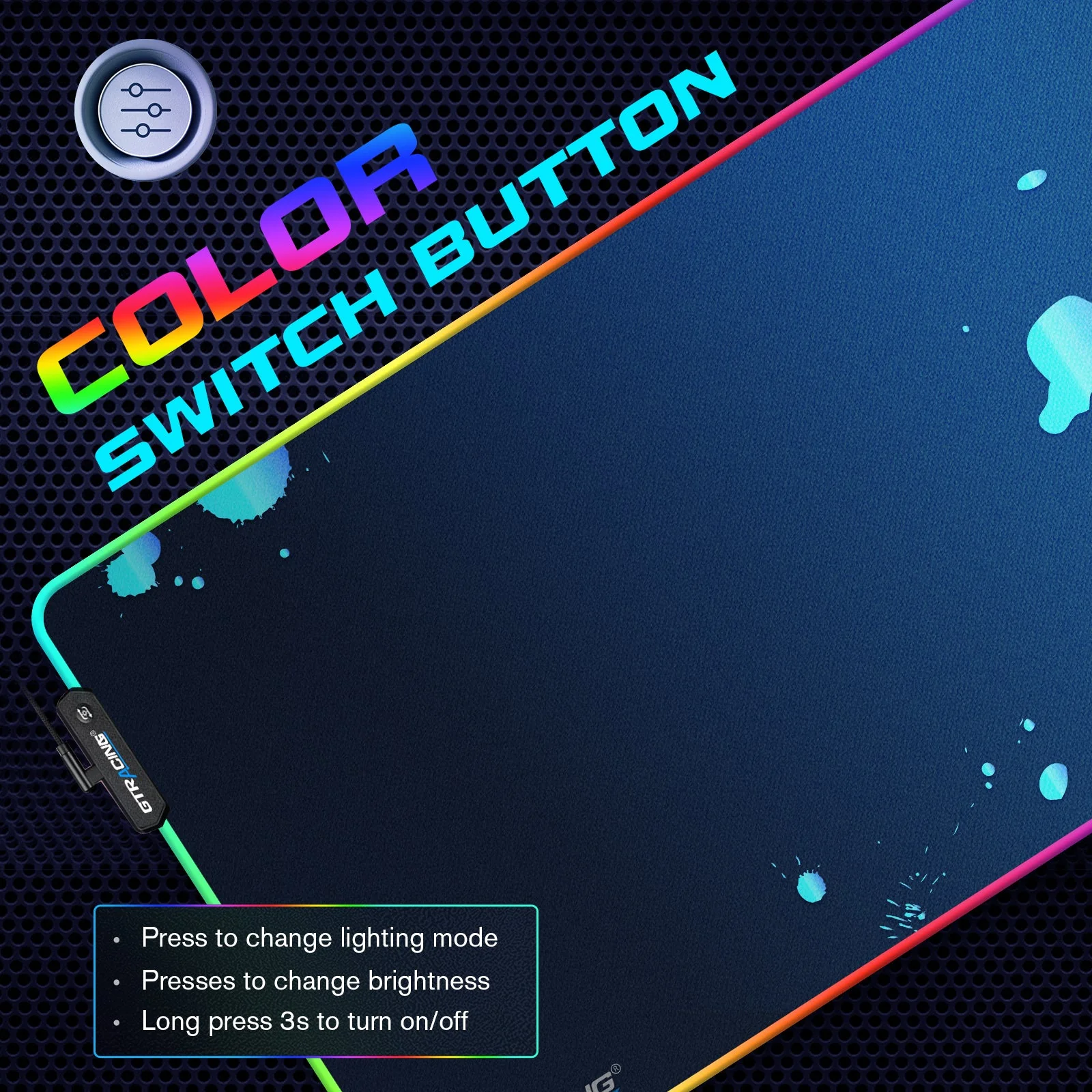 Gaming RGB Mouse Pad GT877 - Image 9