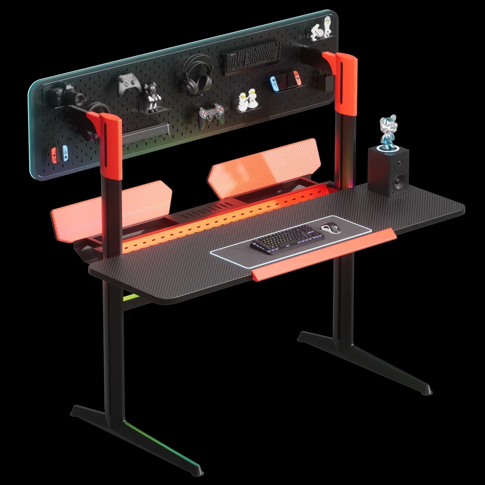 Pillars Series Gaming Pegboard Desk GTP-430 - Image 8