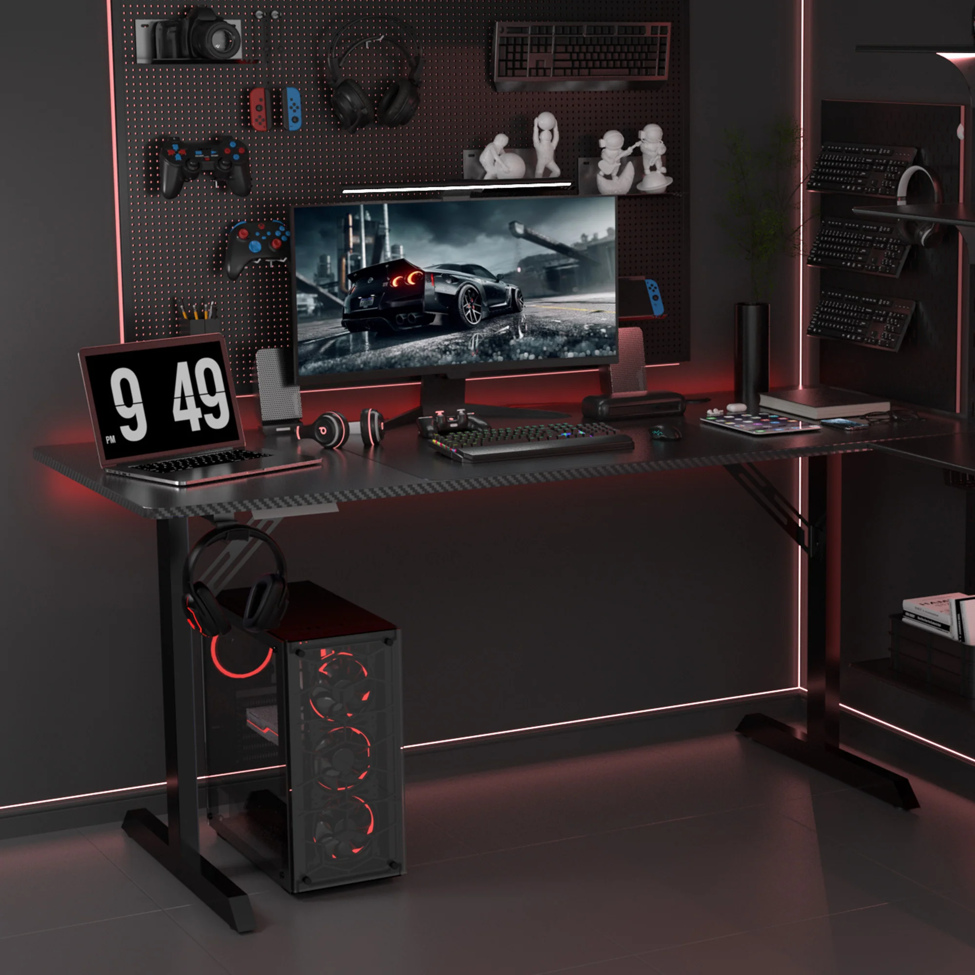 T -Shaped Series Gaming Desk GTP210 - Image 31