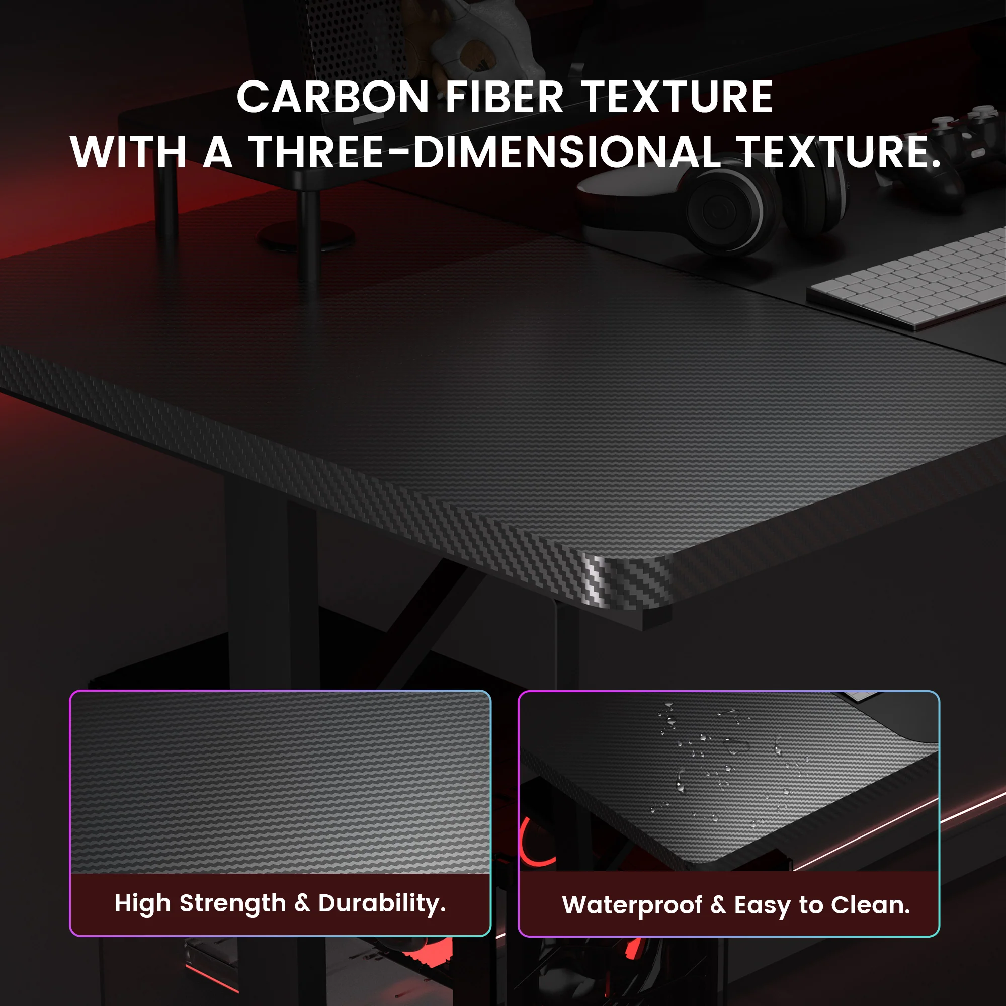 T -Shaped Series Gaming Desk GTP210 - Image 34