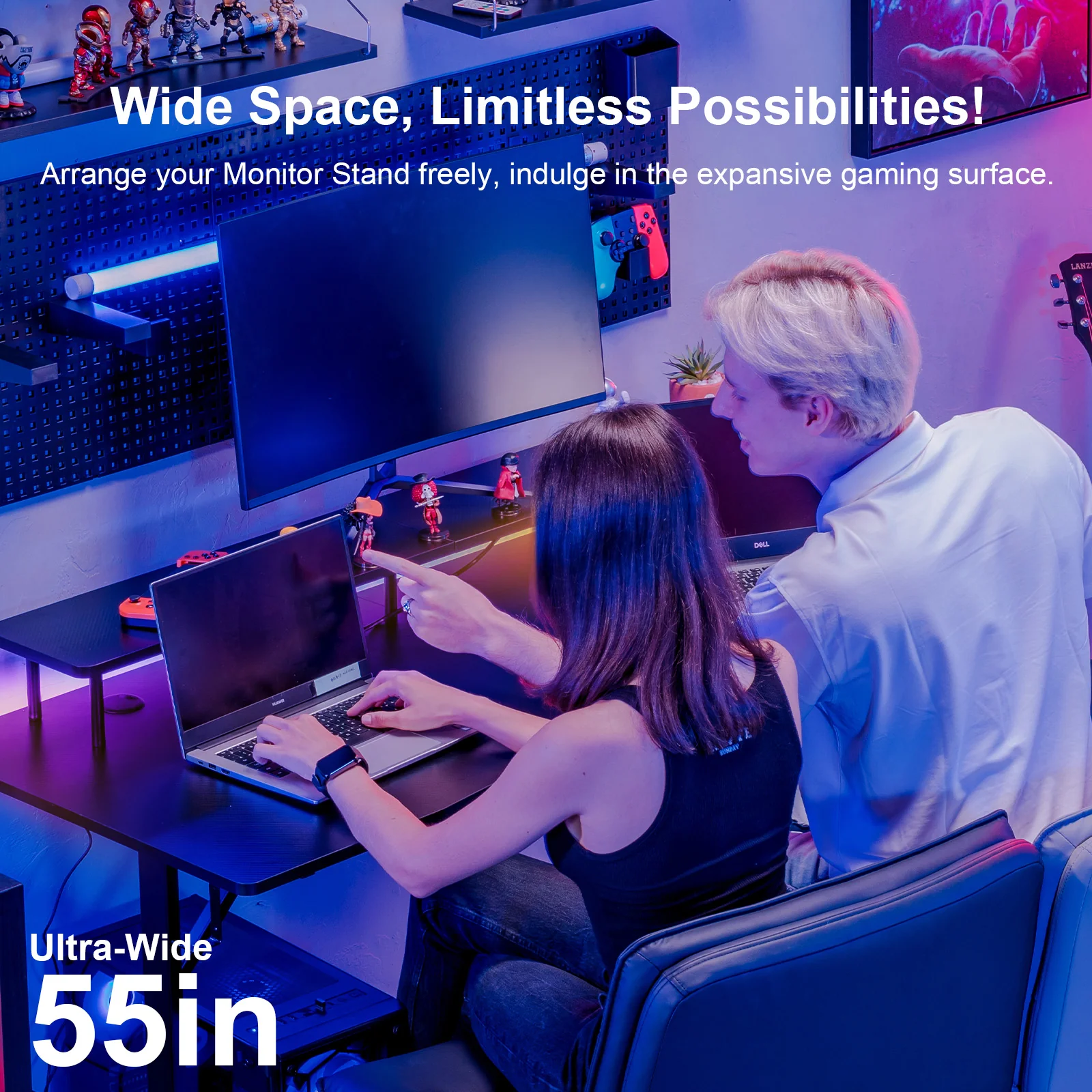 T -Shaped Series Gaming Desk GTP210 - Image 5