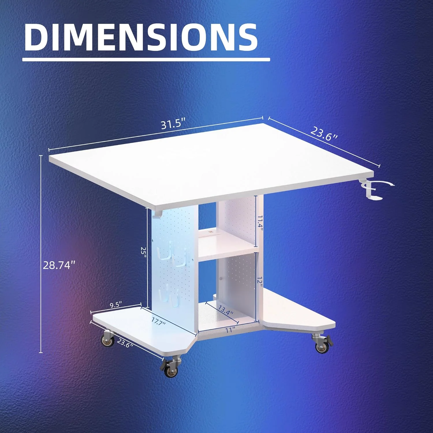 Rolling Desk GTP300 - Image 5