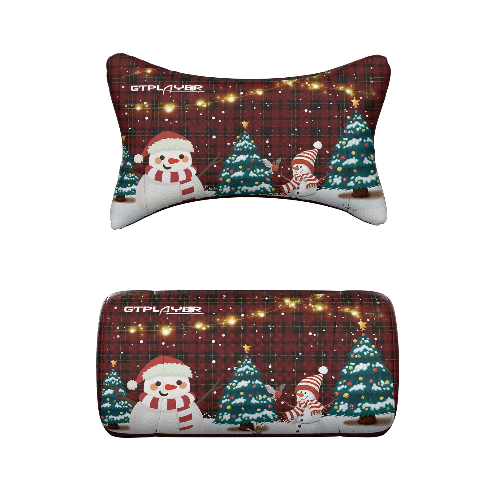 GTRacing Customize Headrest Christmas Edition（Headrest and Lumbar Pillow Set） - Image 7
