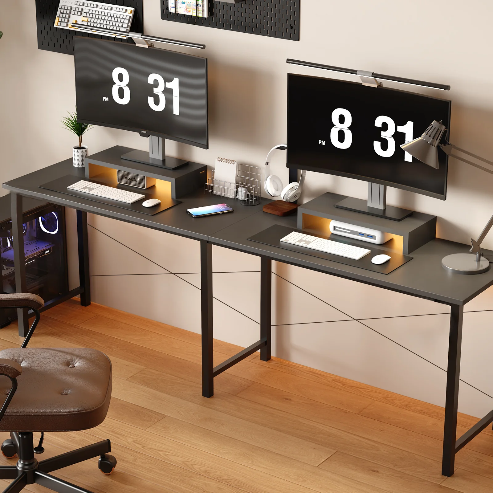 L-shaped Series RGB Gaming Desk GTZ-410 - Image 11