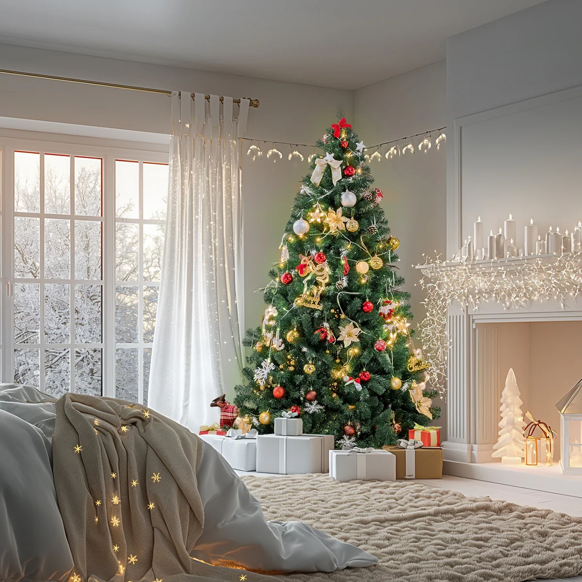 Artificial Christmas Pine Tree H-CT002 - Image 4