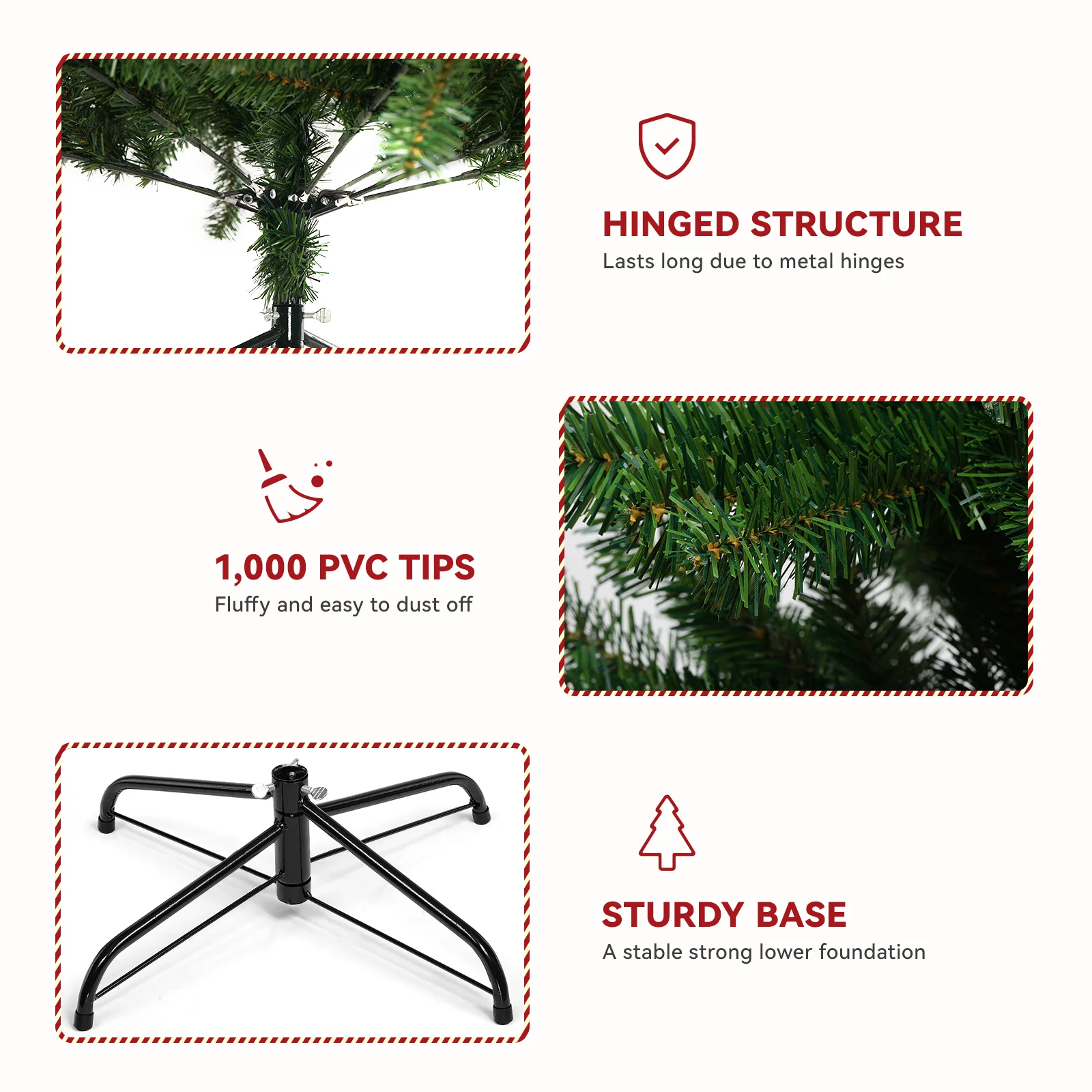 Artificial Christmas Fir Tree H-CT003 - Image 5