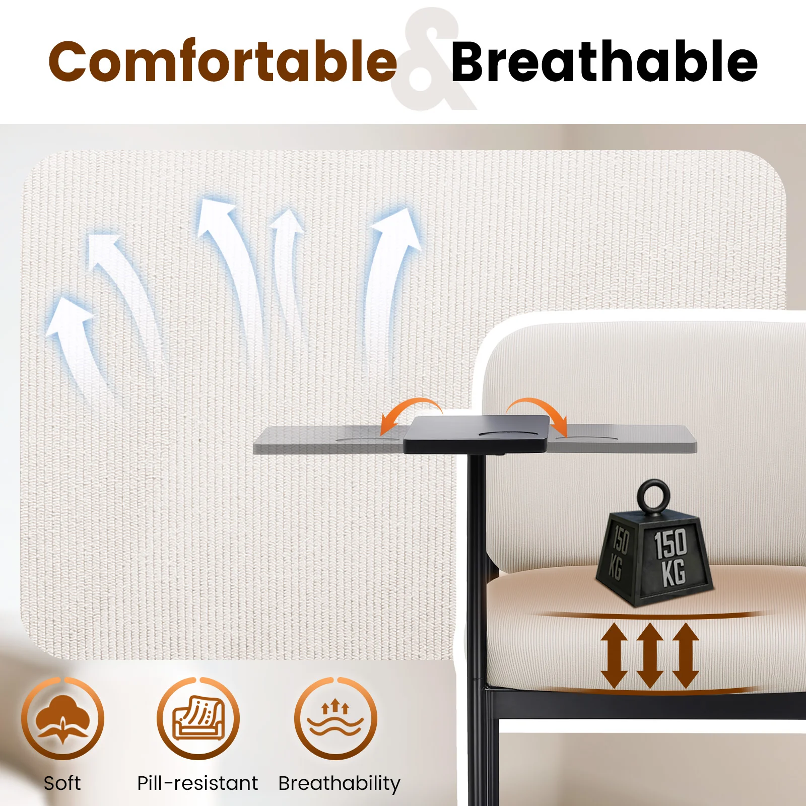 Accent Leisure Chair H80 - Image 22