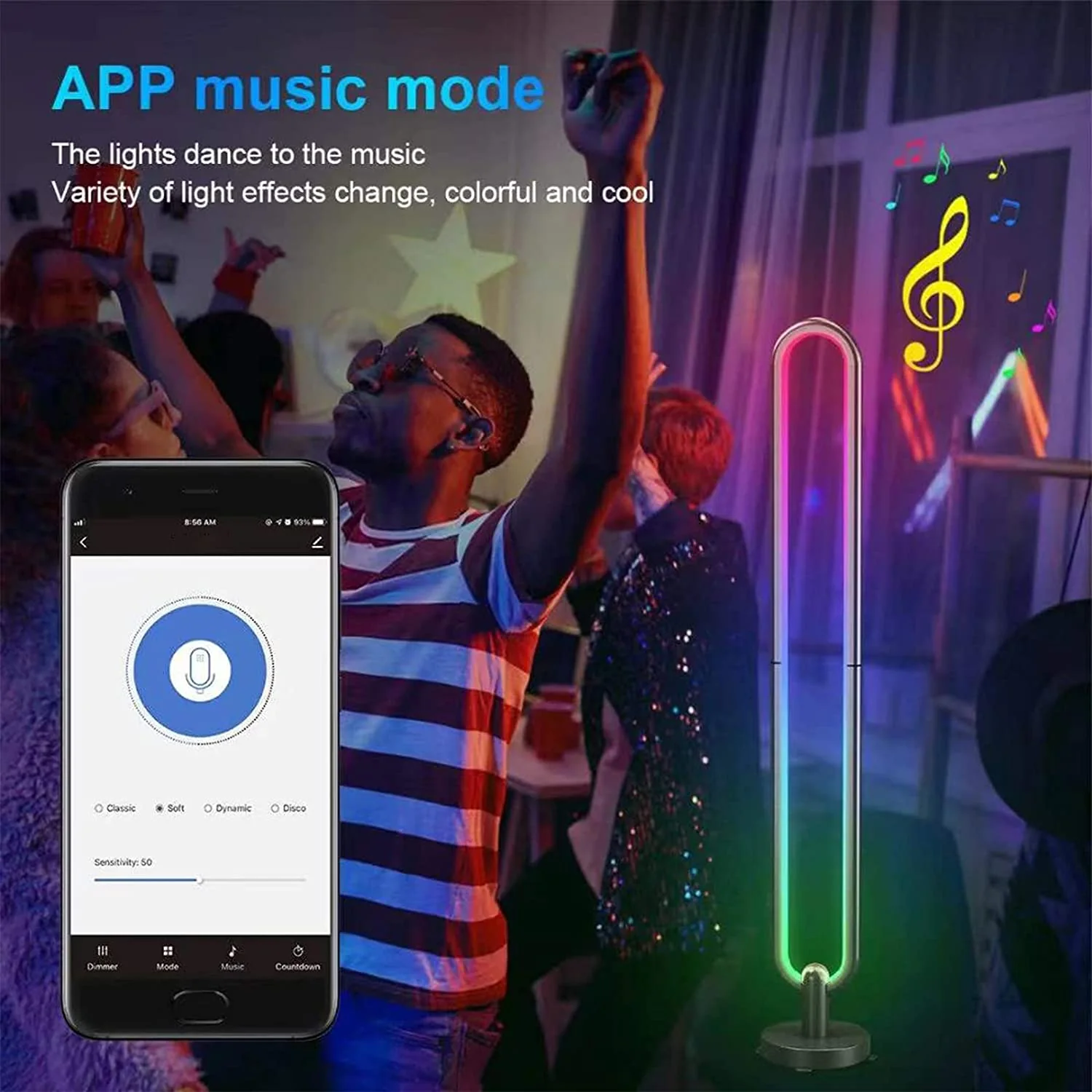 U-shaped Floor Lamp HCP050 - Image 4