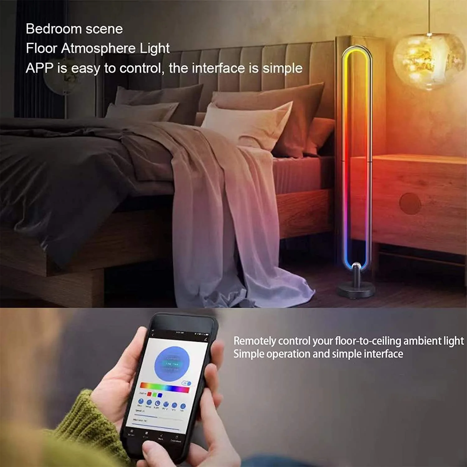 U-shaped Floor Lamp HCP050 - Image 5